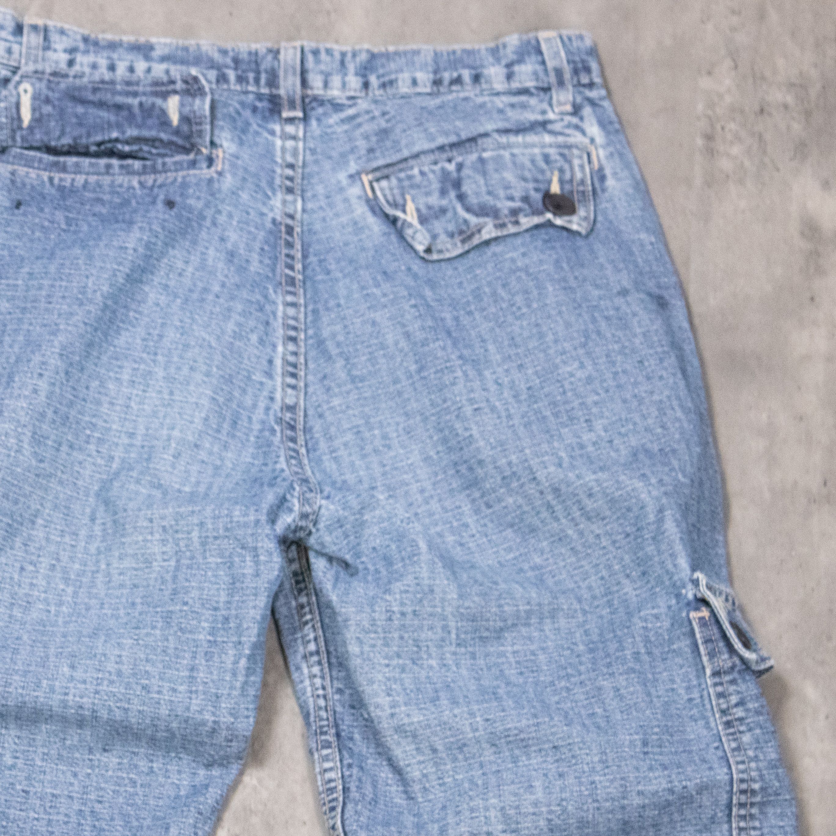 Japanese Brand Vintage 1990's Tall Girl Baggy Relax Fit Denim Pant's Size US 28 / EU 44 - 17 Thumbnail