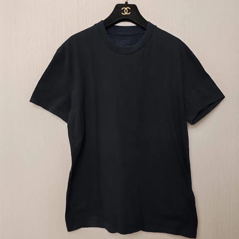 Prada Prada Black Cotton Men's T-Shirt Size US L / EU 52-54 / 3 - 1 Thumbnail