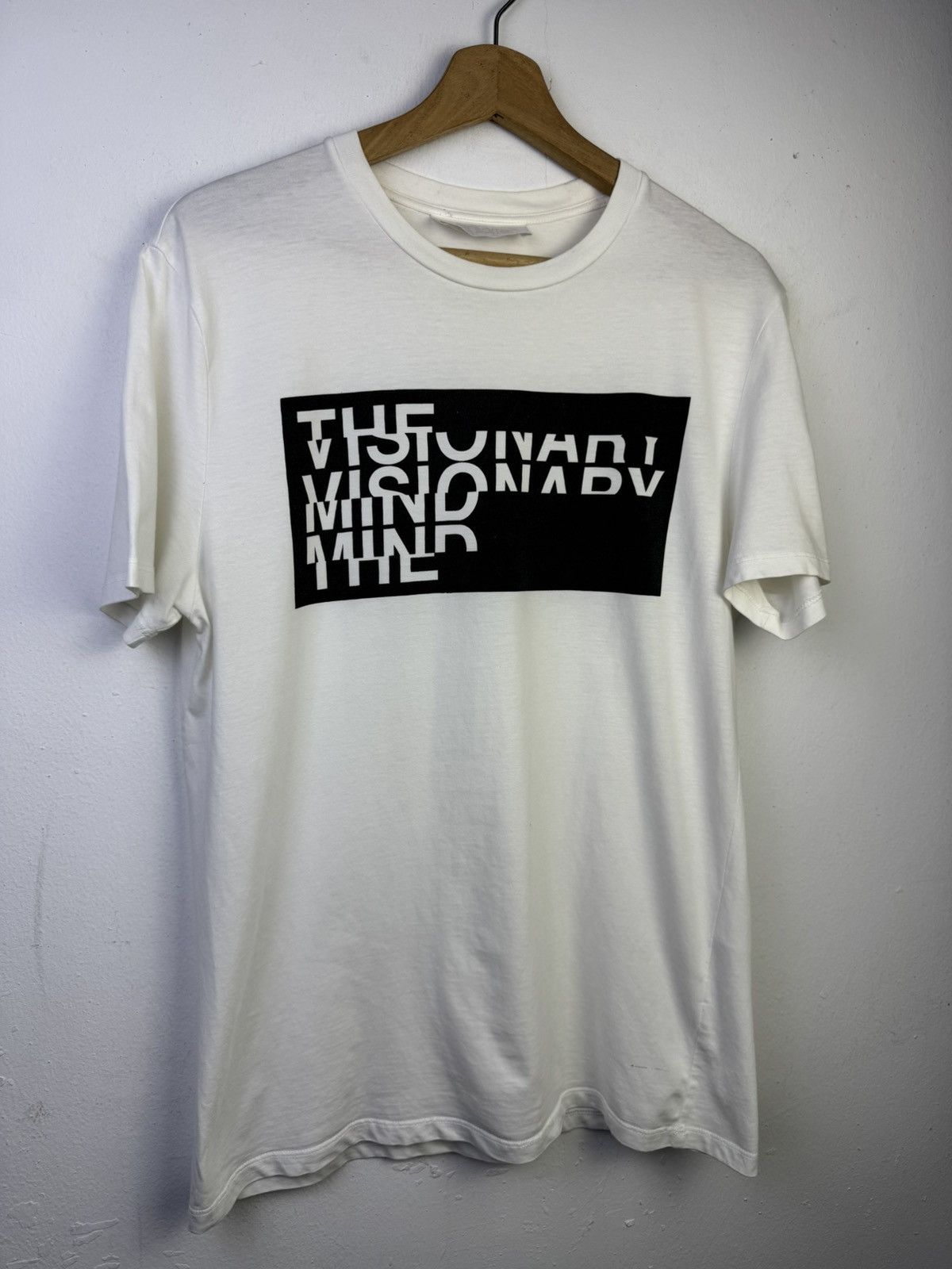 Neil Barrett Neil Barrett Visionary Mind Tee White Size US M / EU 48-50 / 2 - 2 Thumbnail