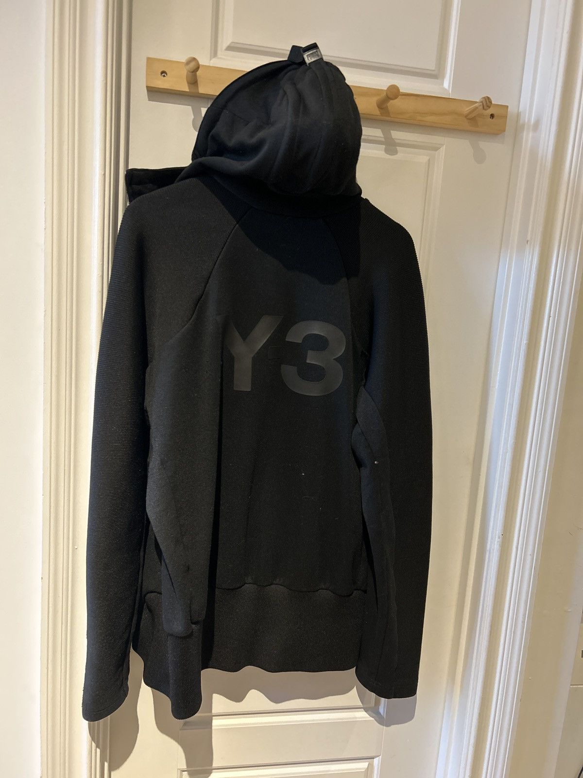 Y-3 Y-3 Black Tech Hoodie Size US L / EU 52-54 / 3 - 1 Thumbnail