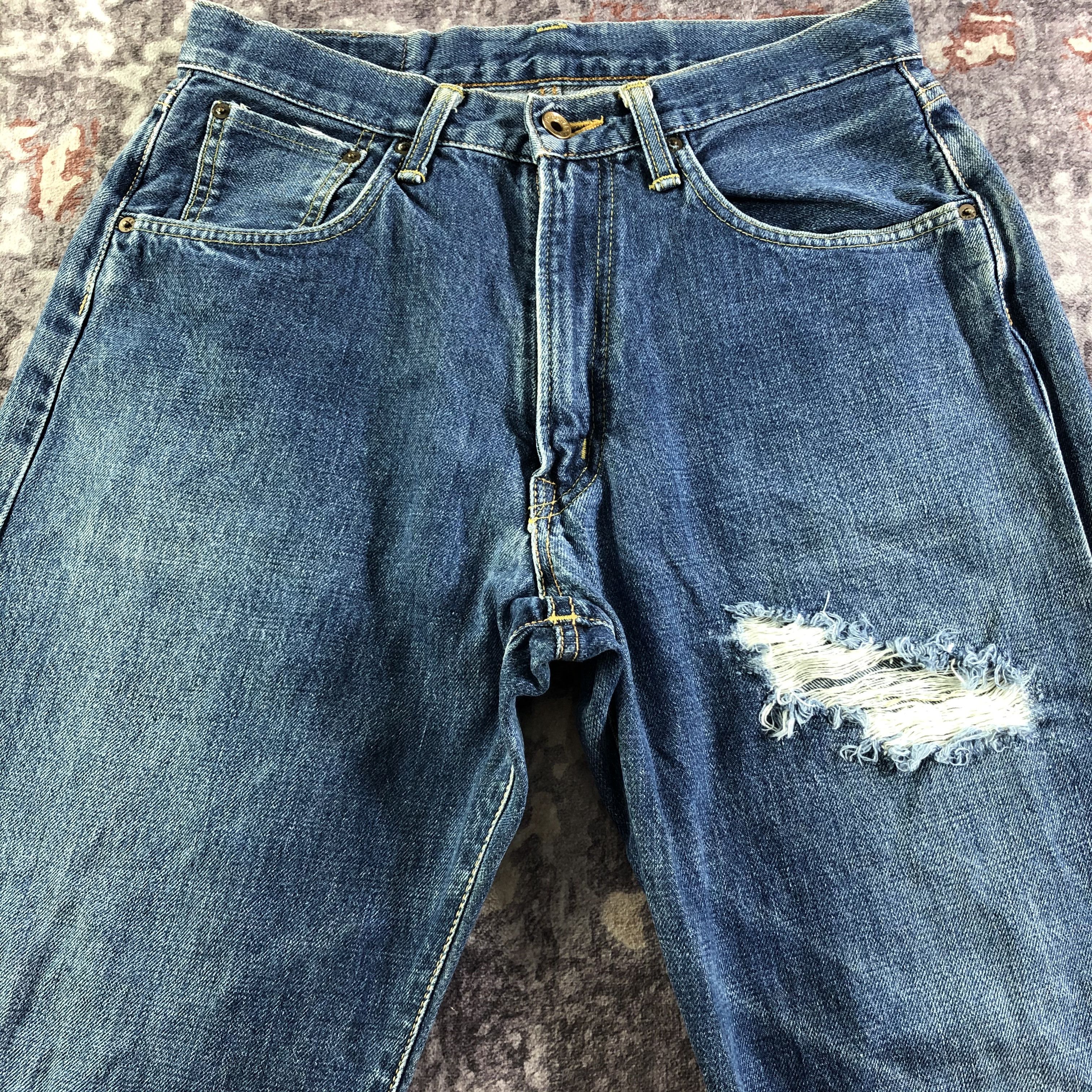 Edwin Vintage Blue Wash Edwin 505 Selvedge Jeans-JM3649 Size US 30 / EU 46 - 3 Thumbnail