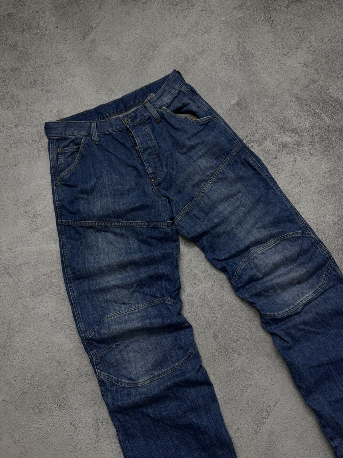 G-Star Vintage Y2k G Star Raw Big Logo Denim Jeans 00’s Size US 32 / EU 48 - 13 Thumbnail