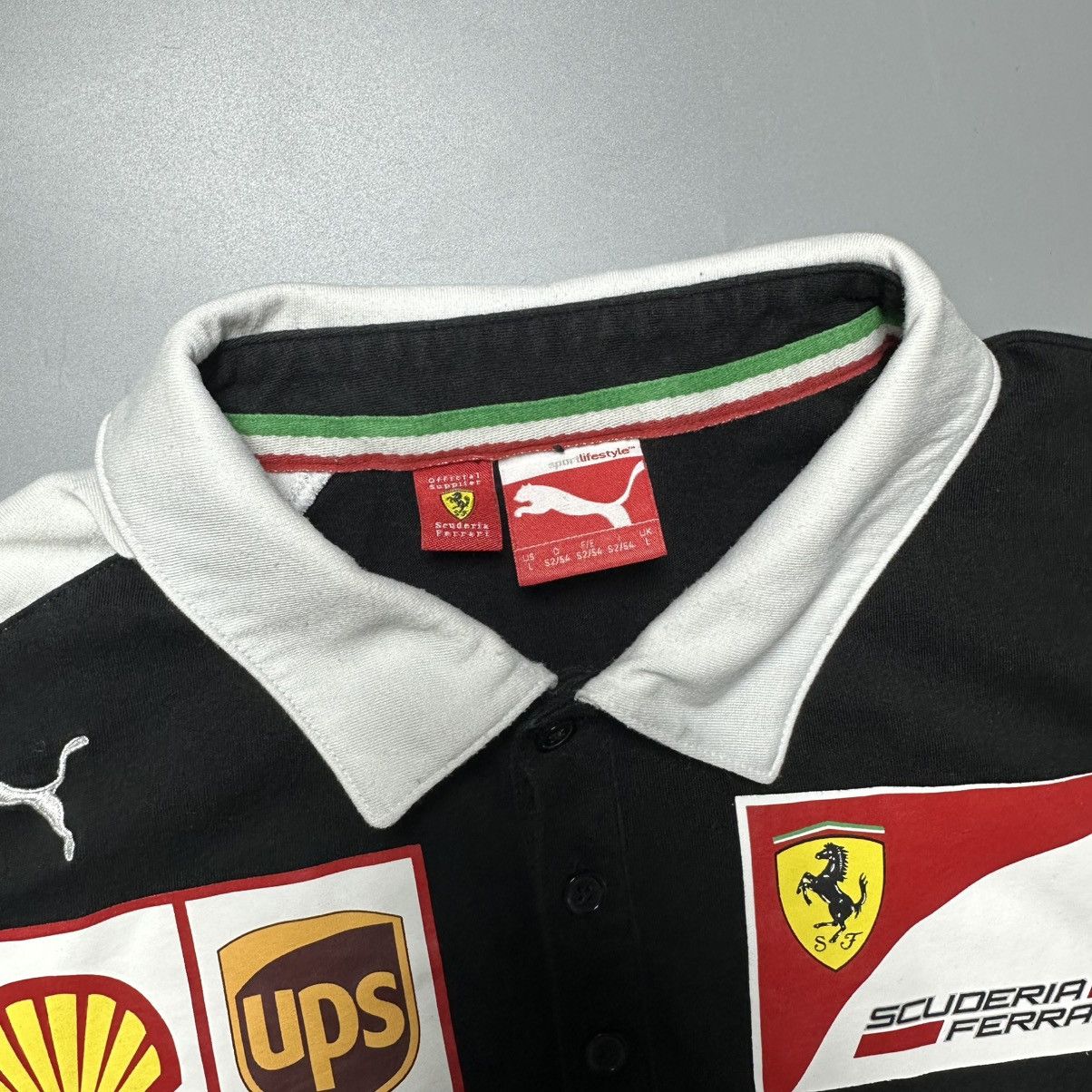 Puma PUMA Men's Sportwear Polo Scuderia Ferrari F1 Team 2014 Size US L / EU 52-54 / 3 - 5 Thumbnail