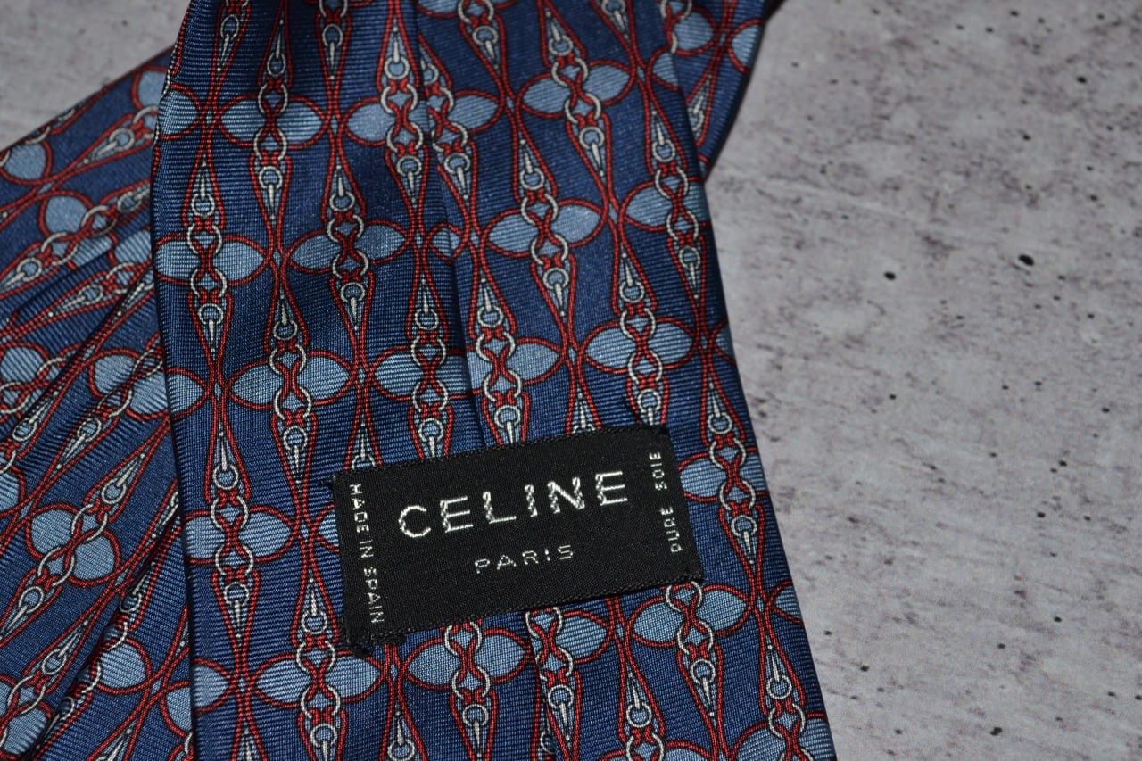 Celine × Vintage Vintage Celine Tie Silk Size ONE SIZE - 8 Thumbnail