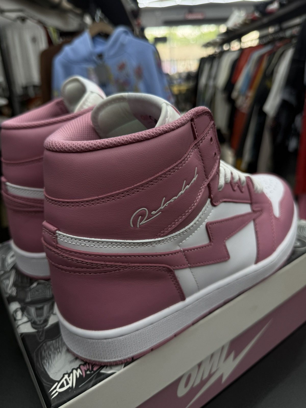 Designer OMI In Hellcat Sneakers Pink Size 13US Size US 13 / EU 46 - 12 Thumbnail