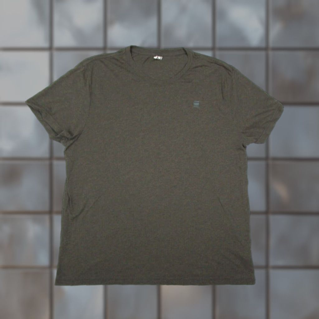 G-Star G Star Shirt Mens 2XL Green Base HTR Short Sleeve Crew Neck Tee Work Beach Size US XXL / EU 58 / 5 - 1 Thumbnail