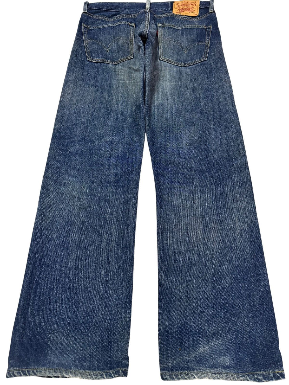 Levi's Vtg 90s Levi’s 505 Distressed Jeans Size US 32 / EU 48 - 2 Thumbnail