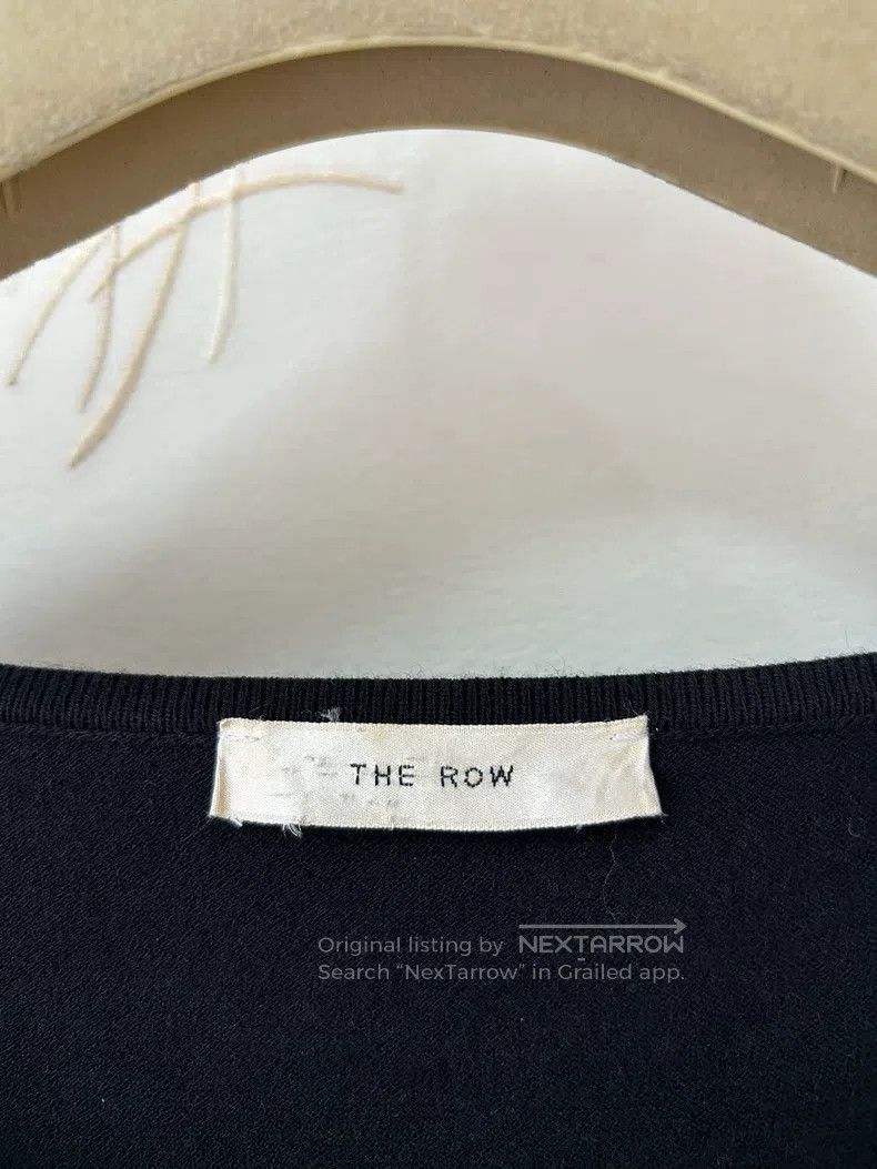 The Row The Row Black Loose Long Sleeve Knit Top Size M / US 6-8 / IT 42-44 - 4 Thumbnail
