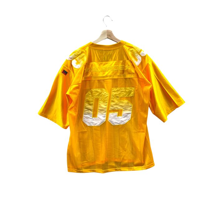 Vintage Vintage Fubu x XLARGE Yellow Gradient Mesh Football Jersey ...