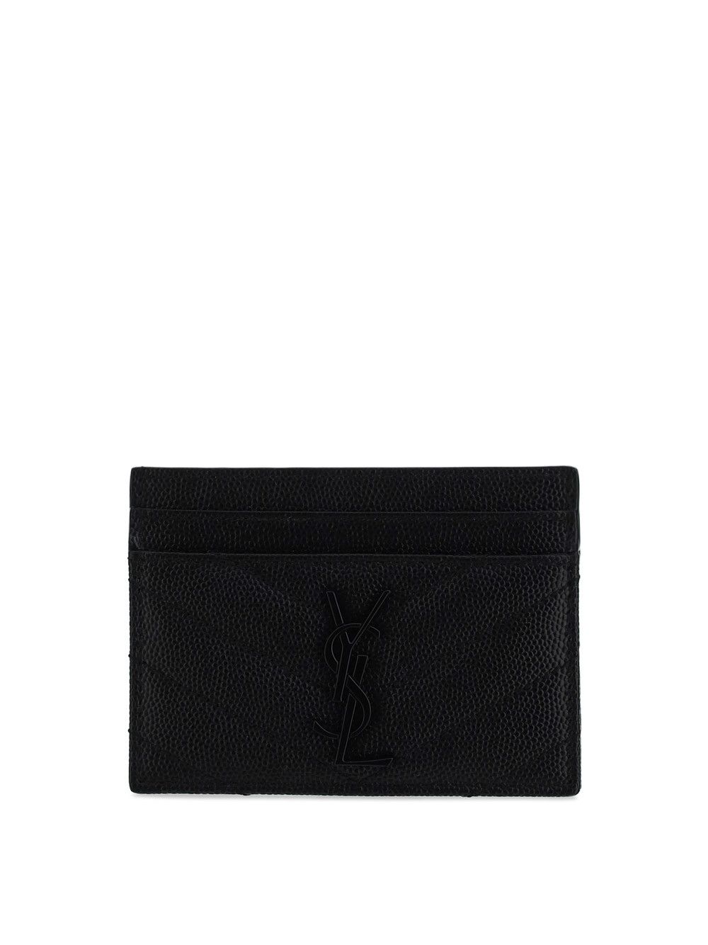 Saint Laurent Paris Leather Card Holder Size ONE SIZE - 1 Thumbnail