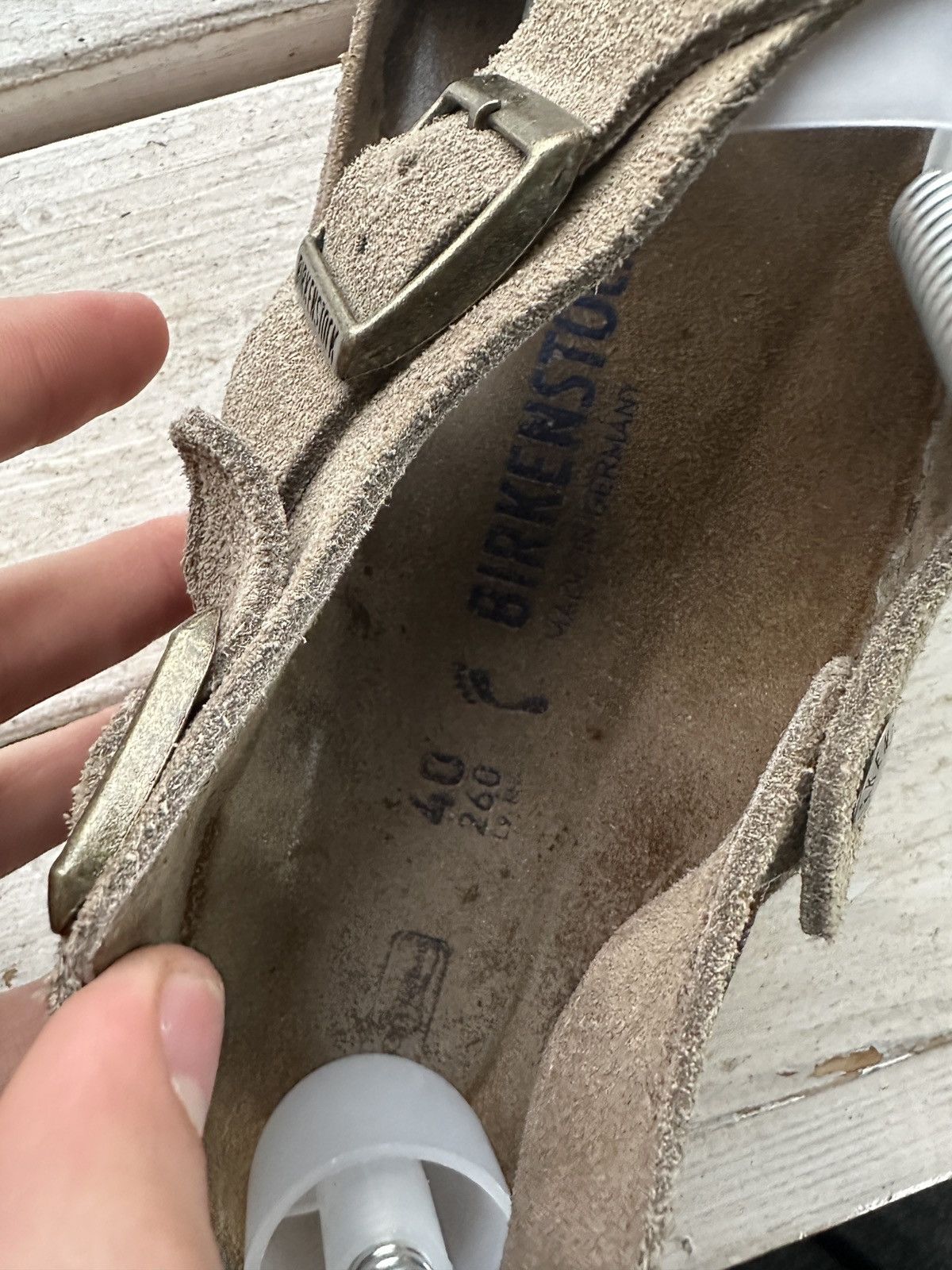 Birkenstock VNTG🚨 BIRKENSTOCK LUXURY Y2K RARE WOMEN SLIDES Size US 10 / IT 40 - 14 Thumbnail