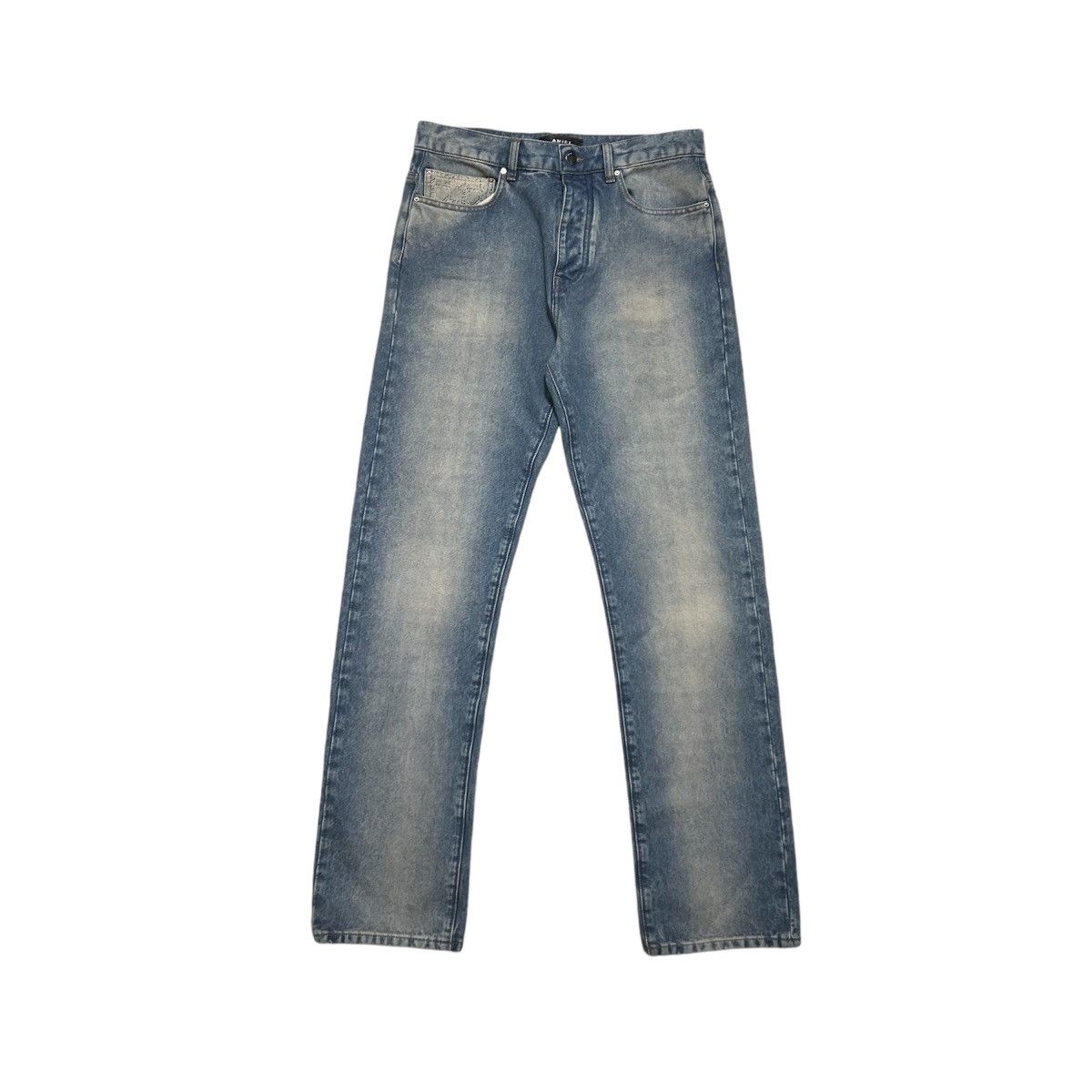 Amiri New Amiri Quad Cuff Straight Jeans Size 30 Size US 30 / EU 46 - 1 Thumbnail