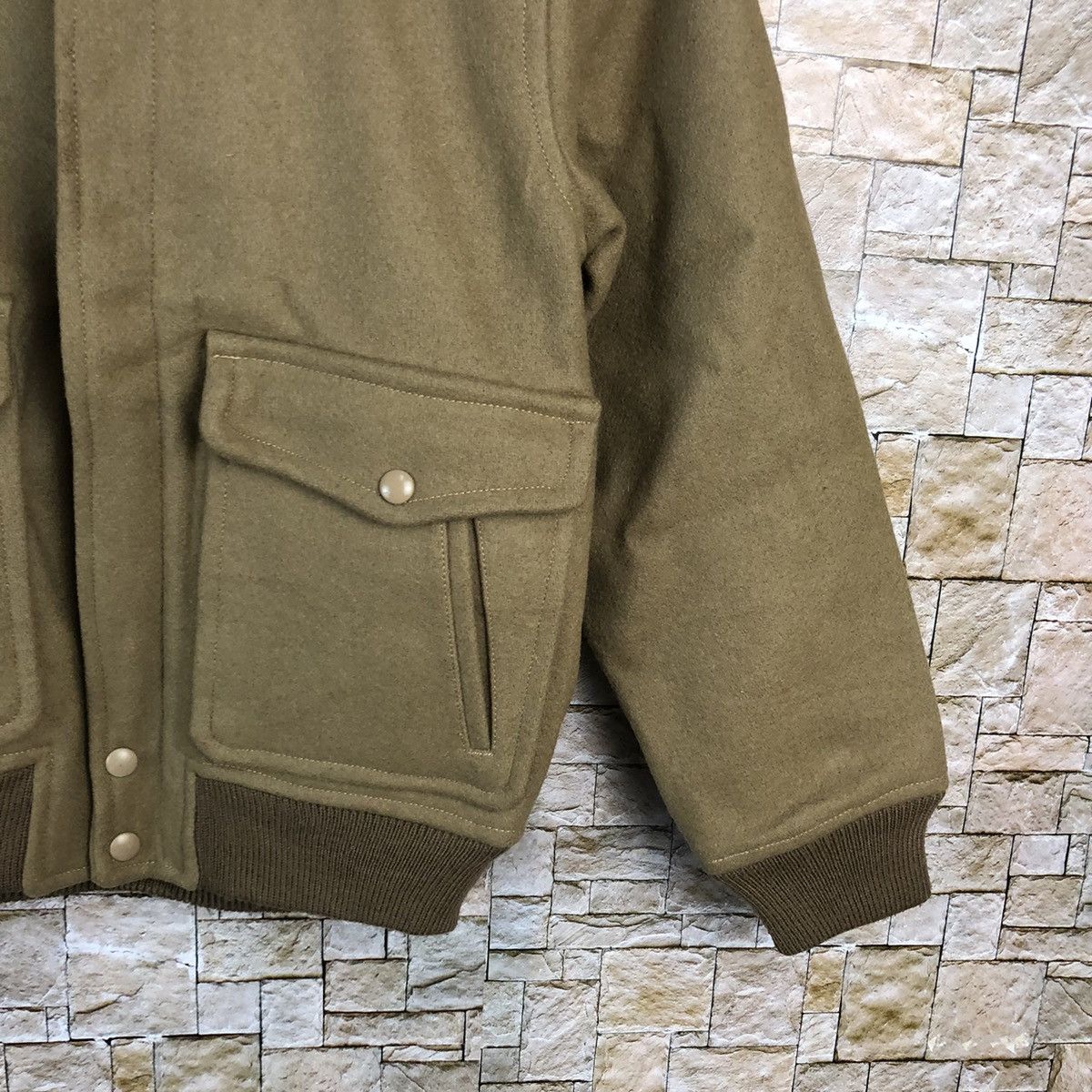 Vintage J&C Haward Brown Bombers Jacket #A878 Size US M / EU 48-50 / 2 - 7 Thumbnail