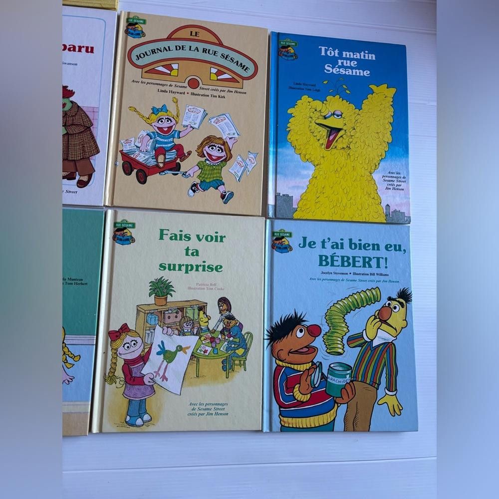 Designer 11 Vintage 1984 Books Club Du Livre Rue Sésame/Sesame Street Size ONE SIZE - 4 Thumbnail