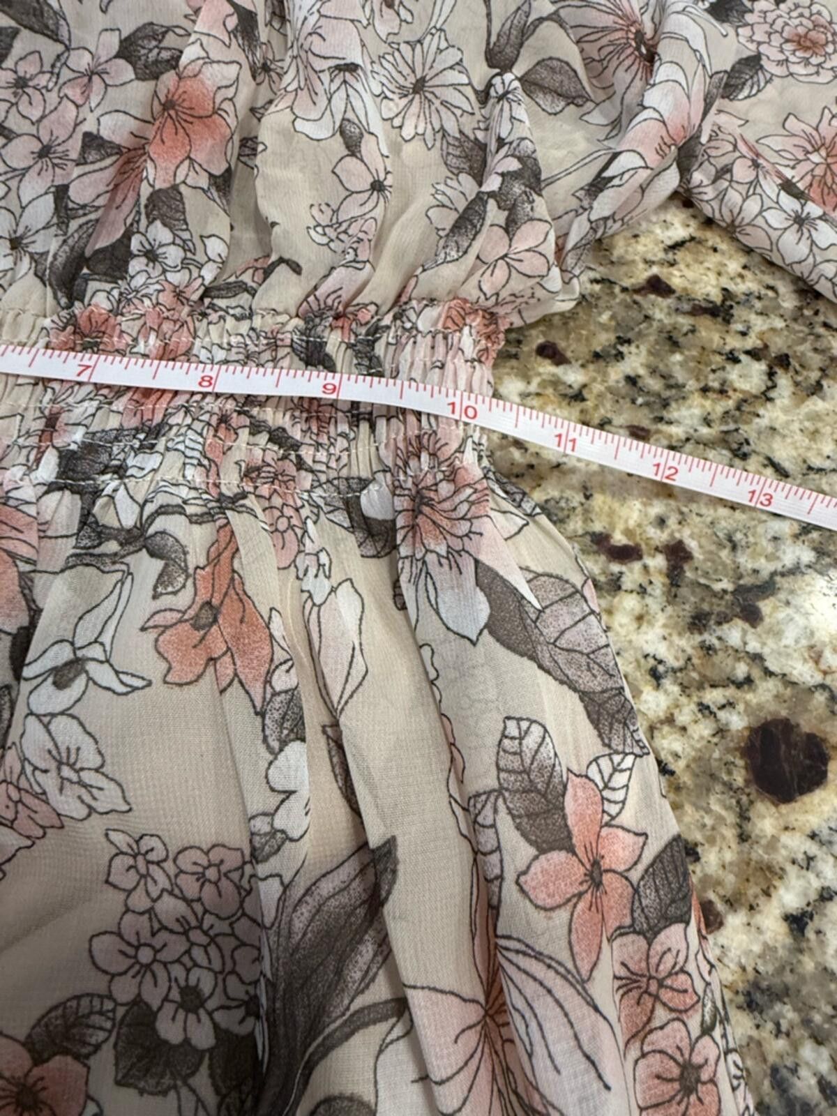 Other Kate and Lily neutral floral tiered maxi dress SZ 10 Size L / US 10 / IT 46 - 9 Thumbnail
