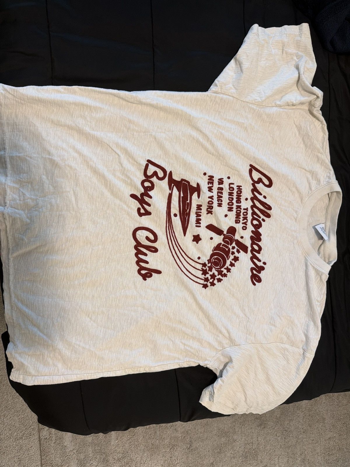 Billionaire Boys Club Billionaire Boys Club Rocket Tour Tshirt Size US XL / EU 56 / 4 - 2 Thumbnail