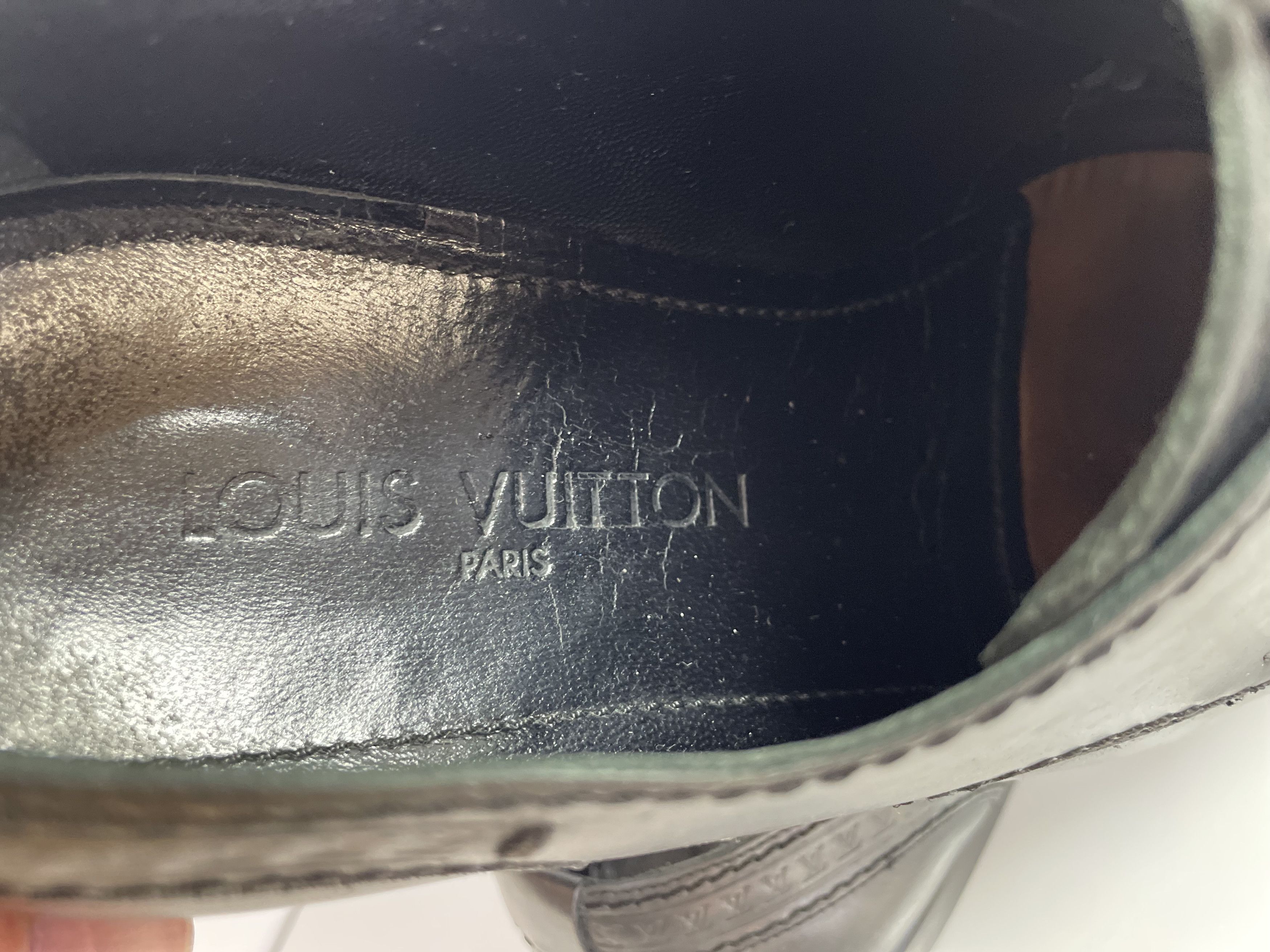 Louis Vuitton Louis Vuitton Men's Oxford Leather Shoes Size US 8.5 / EU 41-42 - 8 Thumbnail