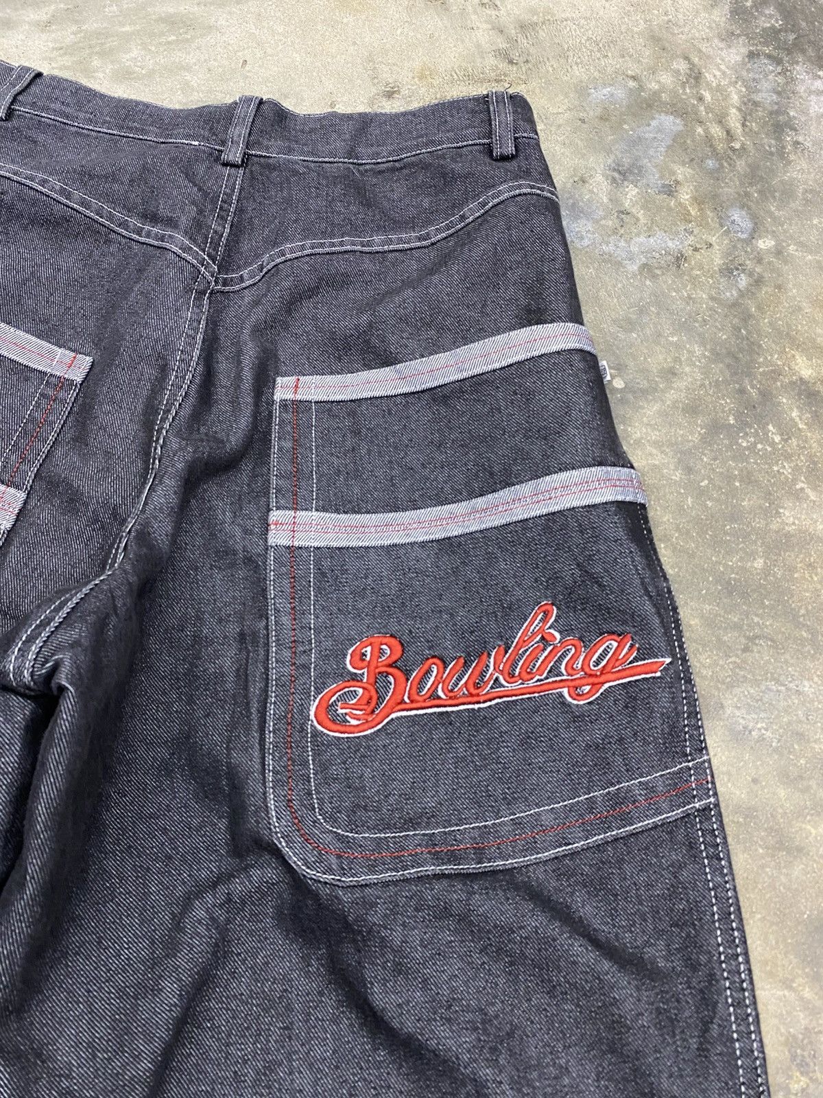 JNCO × Vintage 💥bindding offer💥 y2k baggy bowling jeans pant Size US 28 / EU 44 - 6 Thumbnail