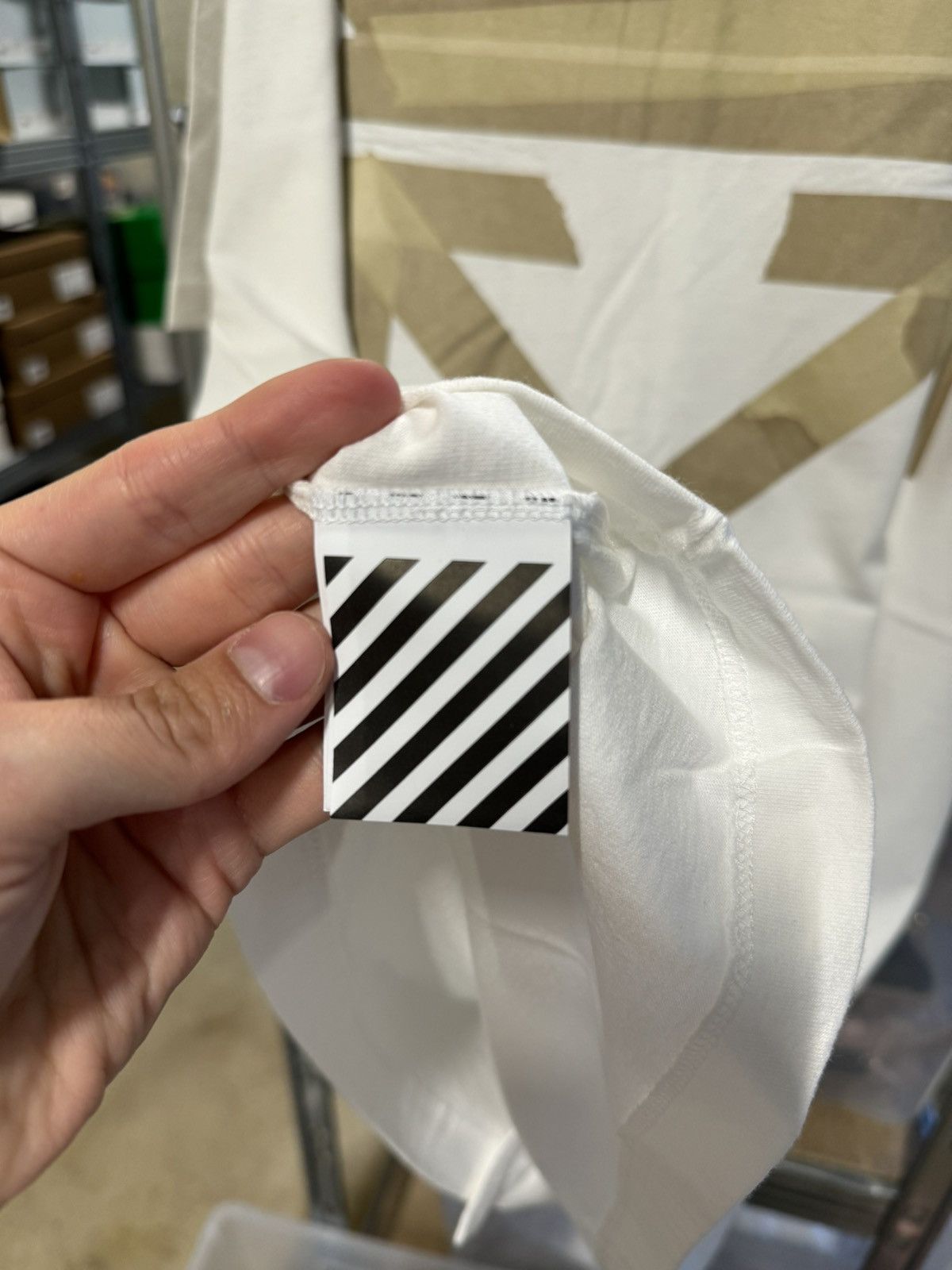 Off-White Off-White Tape Arrow T-Shirt NEW 500$ Size US M / EU 48-50 / 2 - 3 Thumbnail