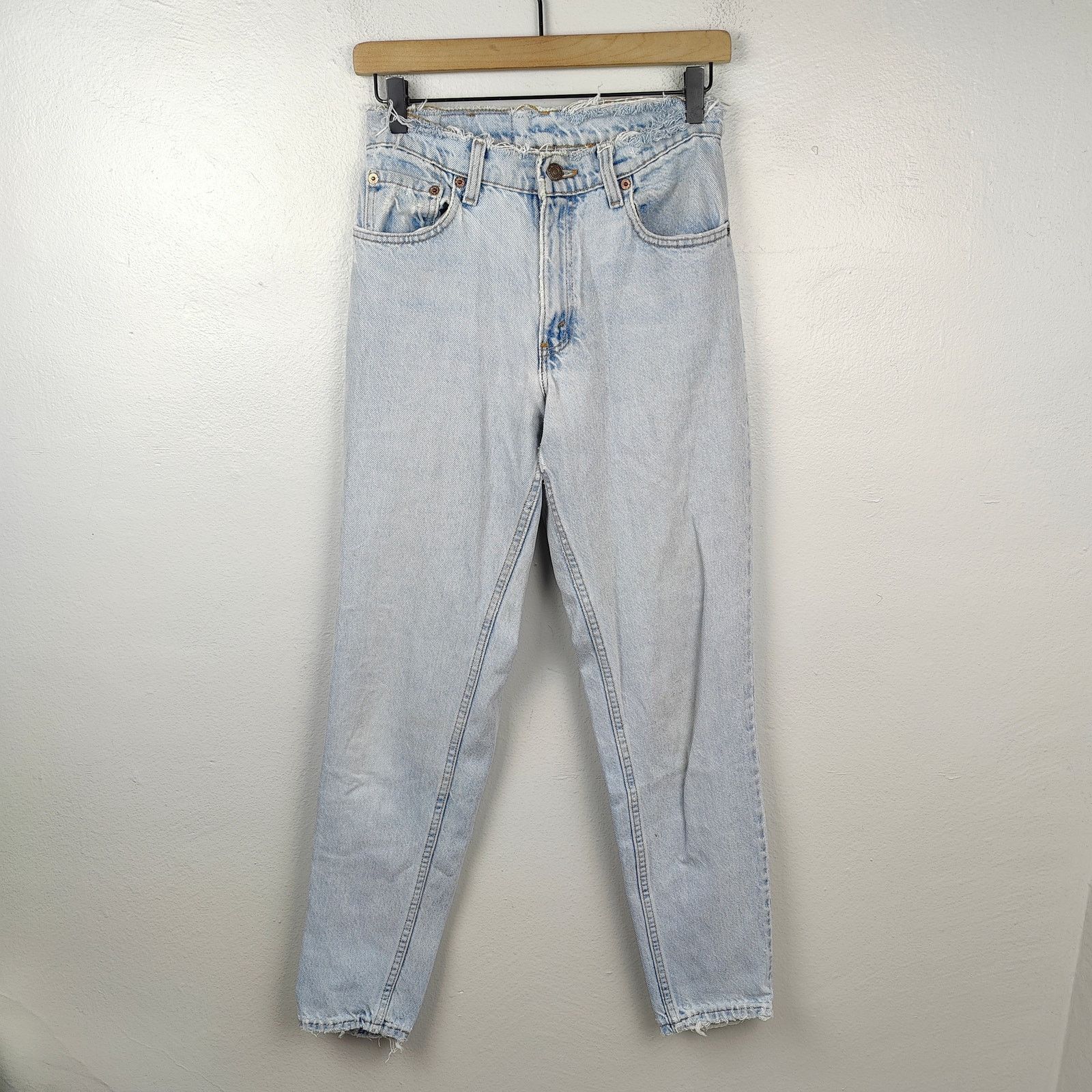 Other Vintage Levi's 17550-0291 Jeans Womens 25 Light Wash Size 25" / US 0 / IT 36 - 1 Thumbnail