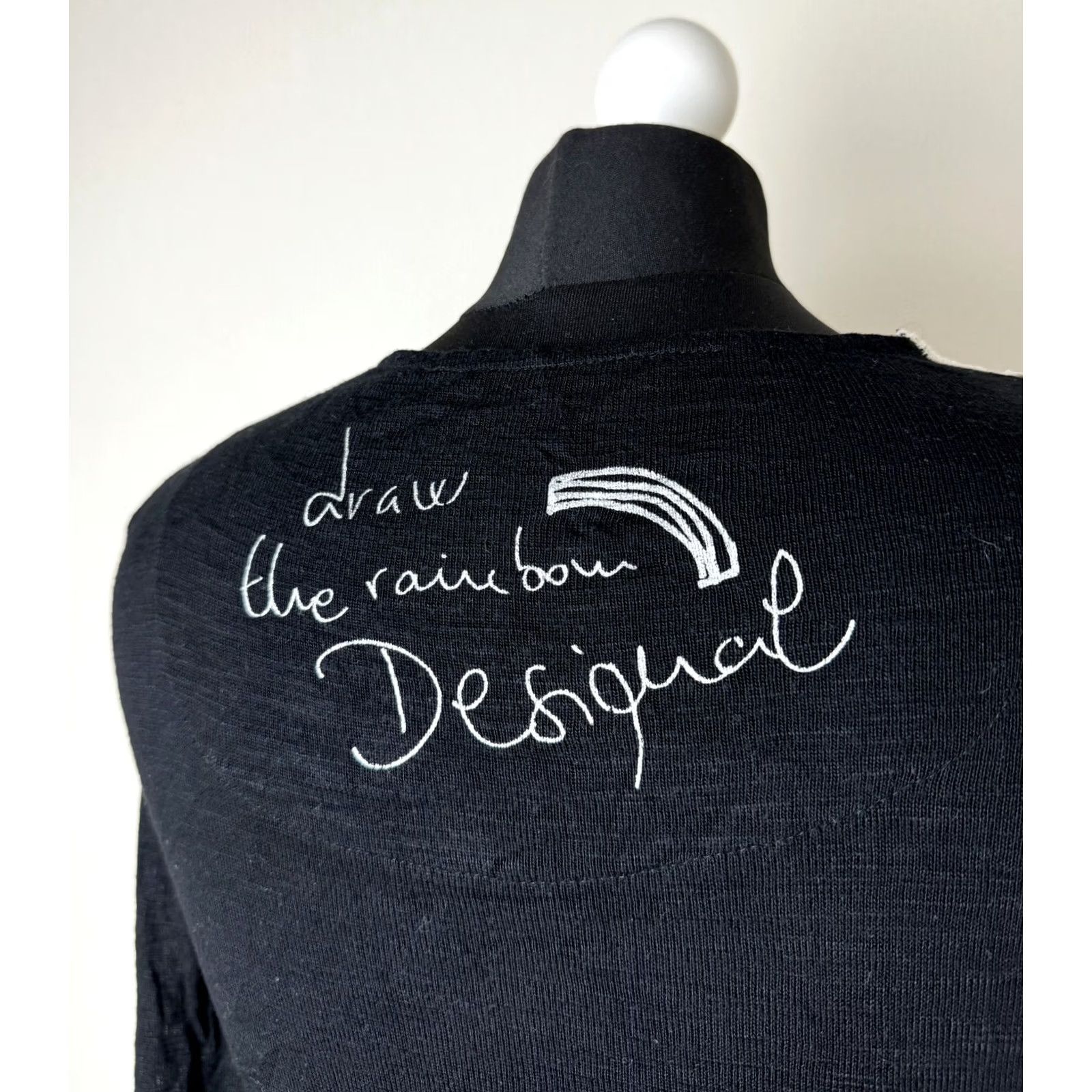 Desigual Desigual womens shirt blouse Size M Grey Long Sleeve Size M / US 6-8 / IT 42-44 - 5 Thumbnail
