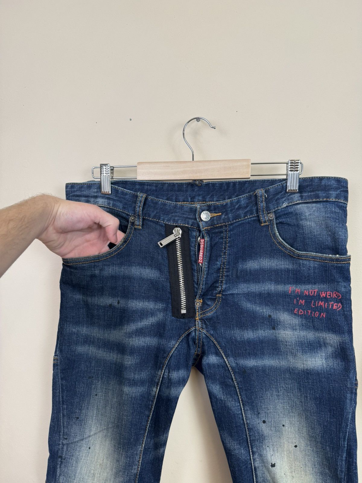 Dsquared2 Dsquared2 Jeans Men Slim Blue 48 Denim Luxury Size US 31 - 8 Thumbnail