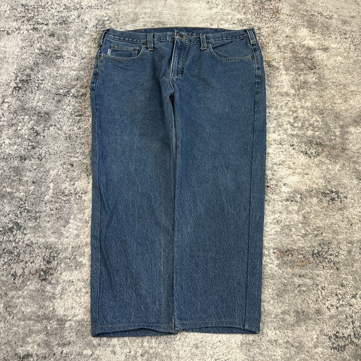 Carhartt × Vintage Vintage 90s Carhartt wide leg workwear jeans Size US 40 / EU 56 - 2 Thumbnail