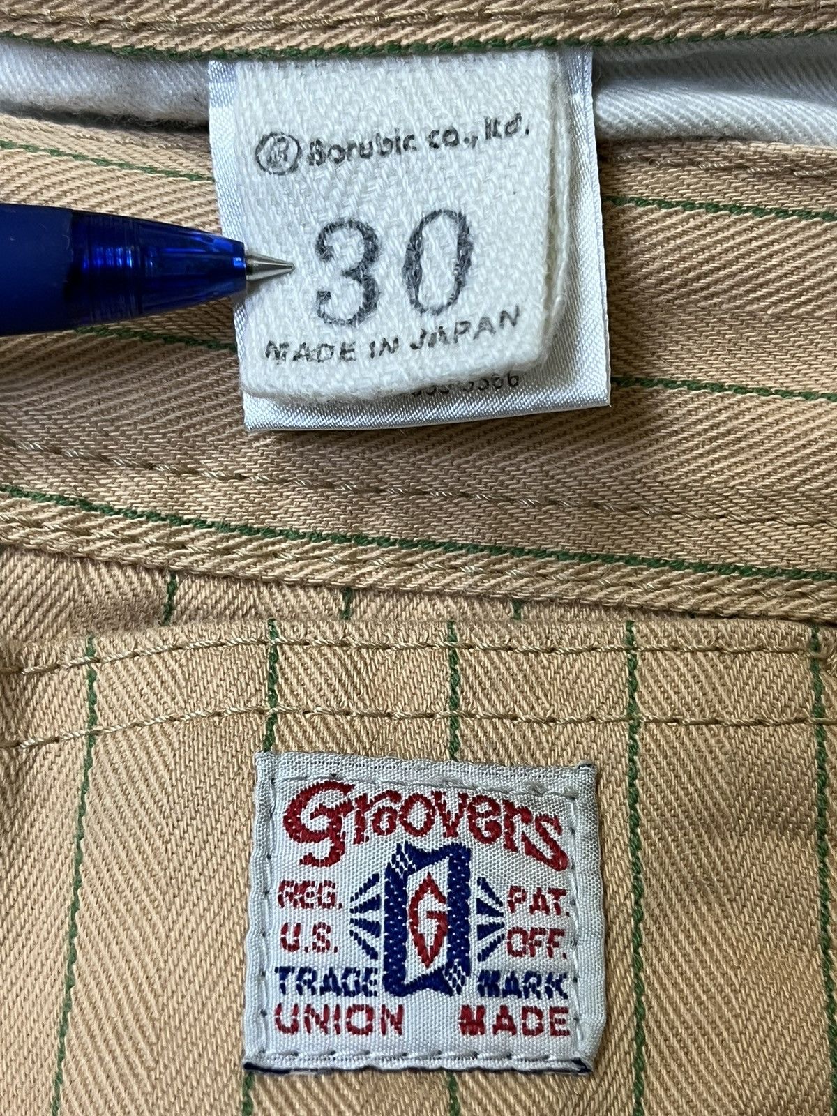 Toyo Enterprises VINTAGE GROOVERS UNION MADE JAPANESE CARPENTER PANT Size US 30 / EU 46 - 17 Thumbnail
