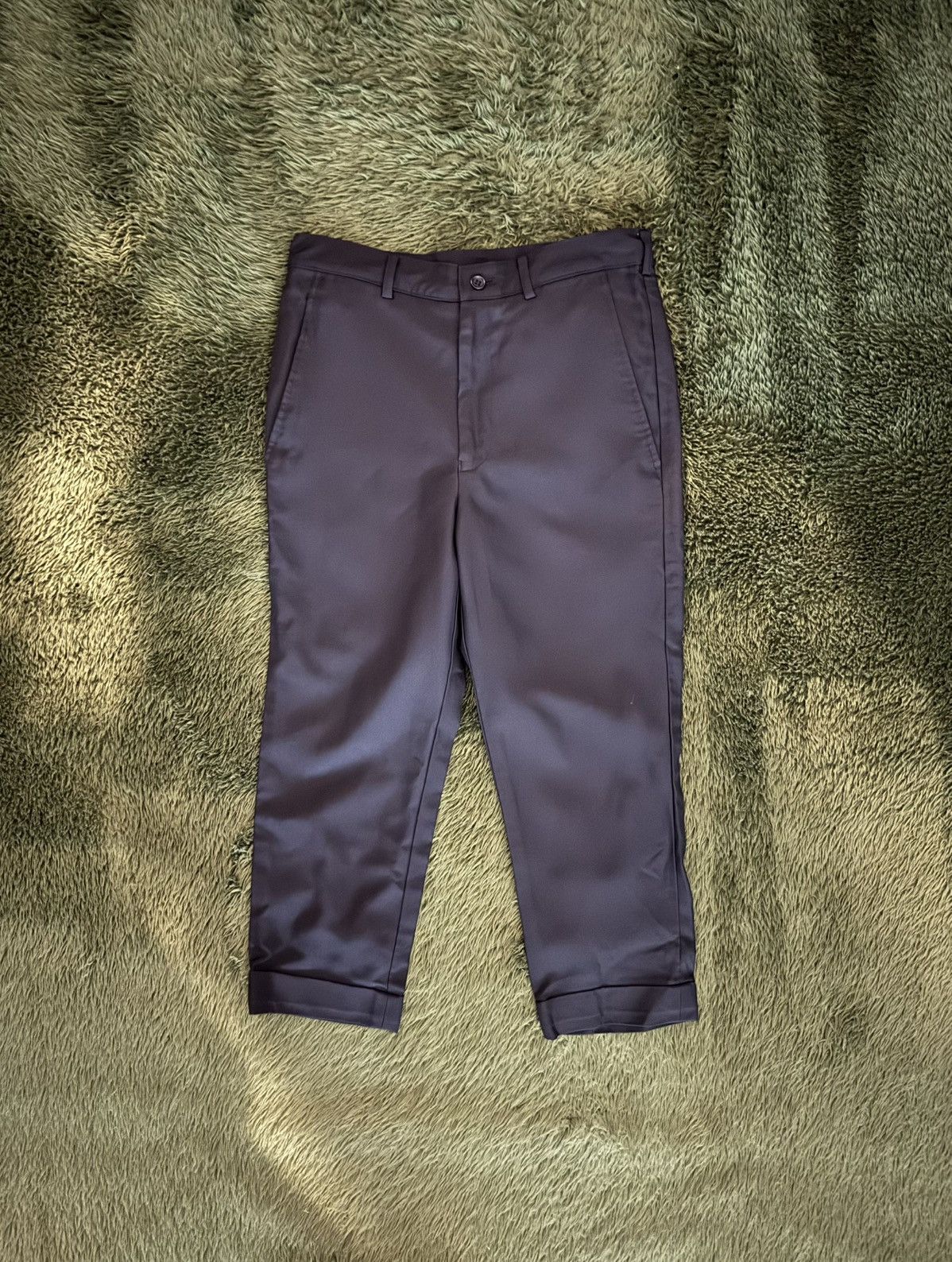Comme des Garcons Black [XS] Comme des Garçons BLACK 16SS Cropped Polyester Pants Size US 29 - 1 Thumbnail