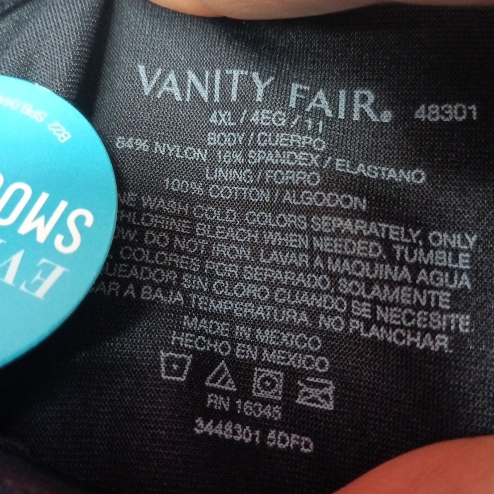 Other VANITY FAIR Women 3-Pair Hi Cut Panties Nylon Size 4XL/11 Size ONE SIZE - 6 Thumbnail