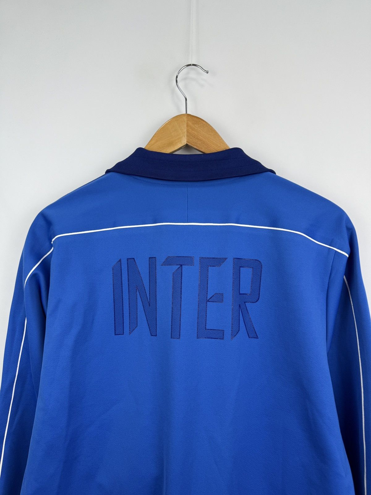Nike 🇮🇹 Y2K Nike Inter Milan Soccer Jacket Rare Retro Blockore Size US M / EU 48-50 / 2 - 9 Thumbnail