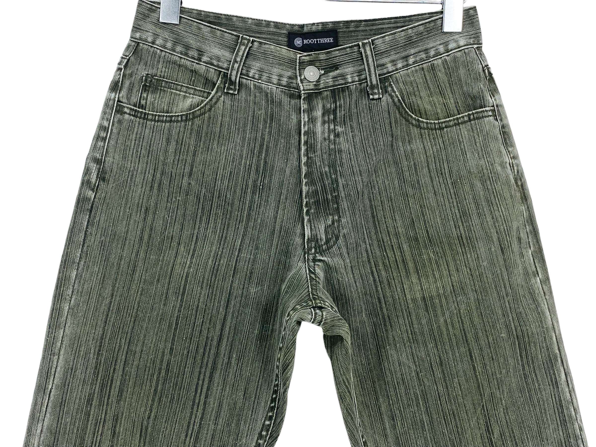 Japanese Brand Root Three Jeans Stripes Japanese Brand Pants Size US 28 / EU 44 - 3 Thumbnail