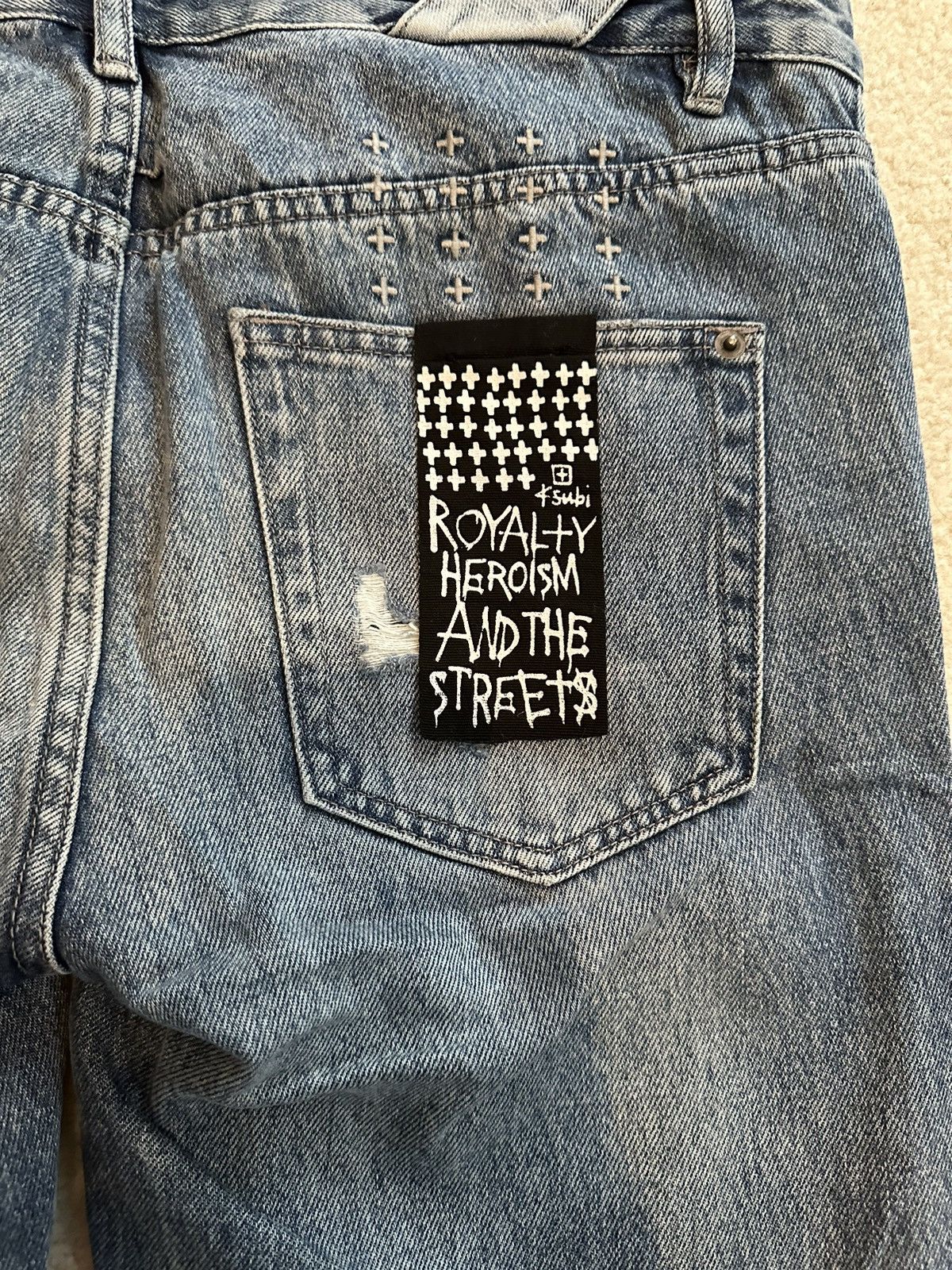 Ksubi Ksubi Chitch Retrograde Trashed Jeans Size US 32 / EU 48 - 5 Thumbnail
