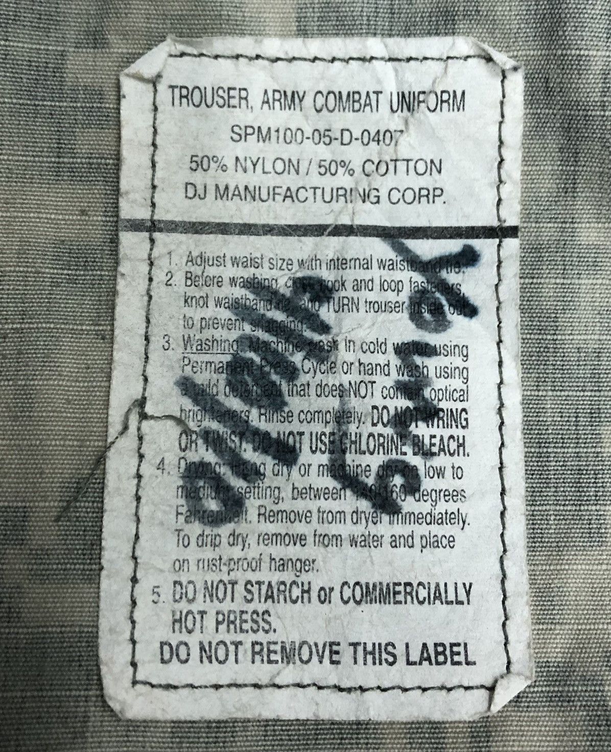 Vintage Vintage Army Combat Uniform Trouser Size US 36 / EU 52 - 19 Thumbnail