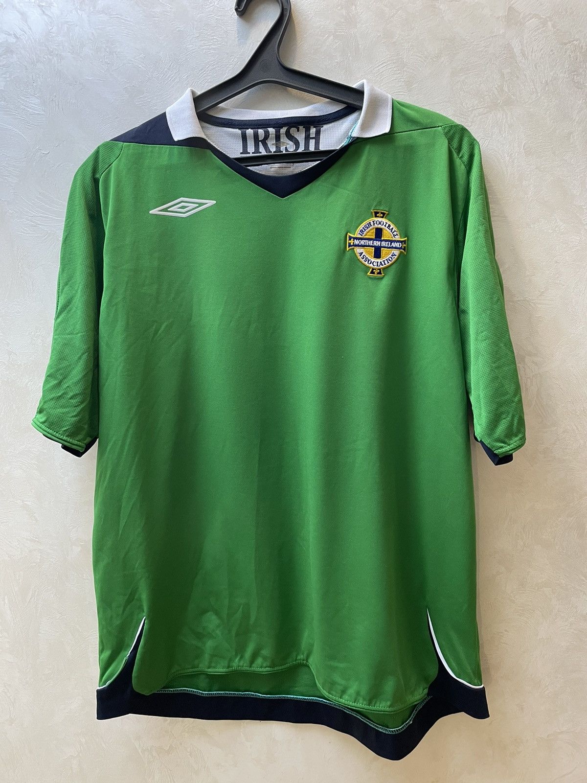 Umbro × Vintage Northern Ireland 2006 2007 2008 home shirt jersey soccer kit Size US XL / EU 56 / 4 - 1 Thumbnail