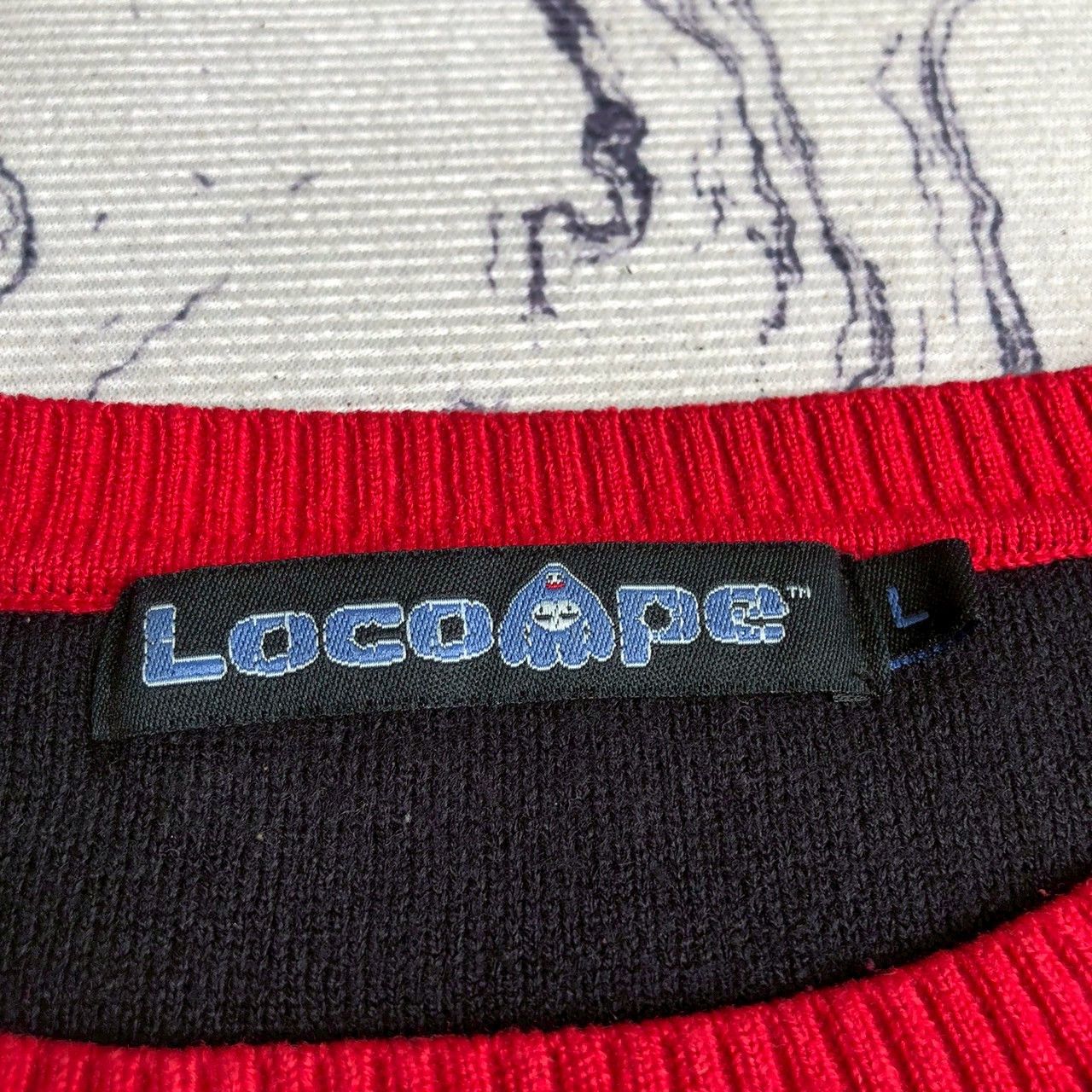 Band Tees Vintage LocoApe x Slayer Heavy Metal Knit Sweater Size US L / EU 52-54 / 3 - 6 Thumbnail