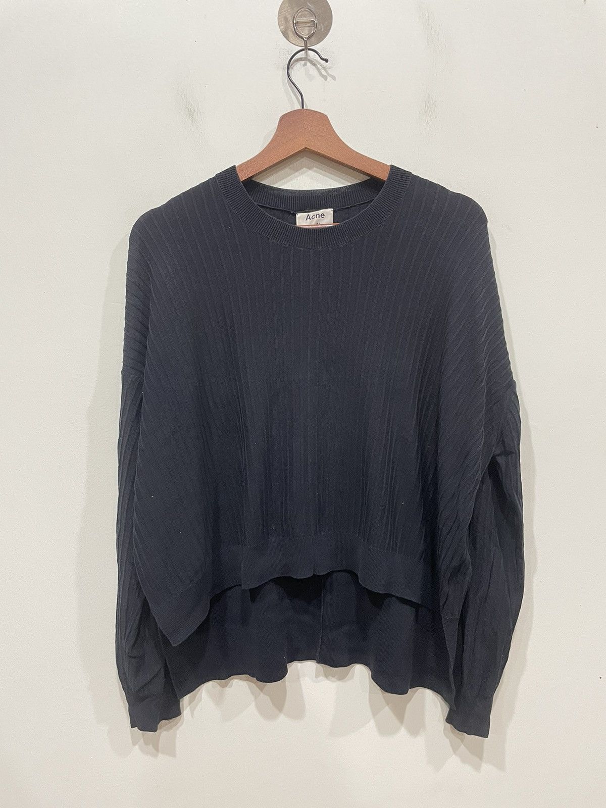 Acne Studios × Designer Acne Studios Issy Rib knitted sweater Size XS / US 0-2 / IT 36-38 - 1 Thumbnail