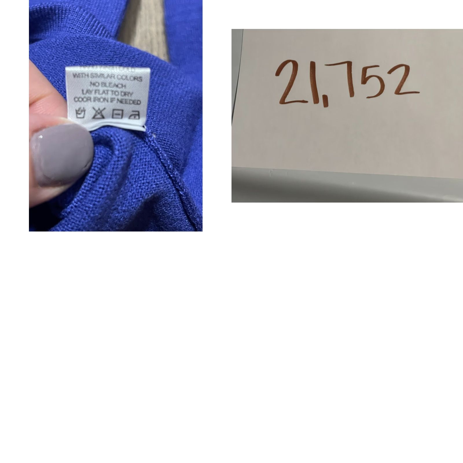 Vintage Erin London Sweater Women’s Large Blue Pullover Mock Neck Casual Knit Pullover London Style Womens Size L Regular Size L / US 10 / IT 46 - 8 Thumbnail