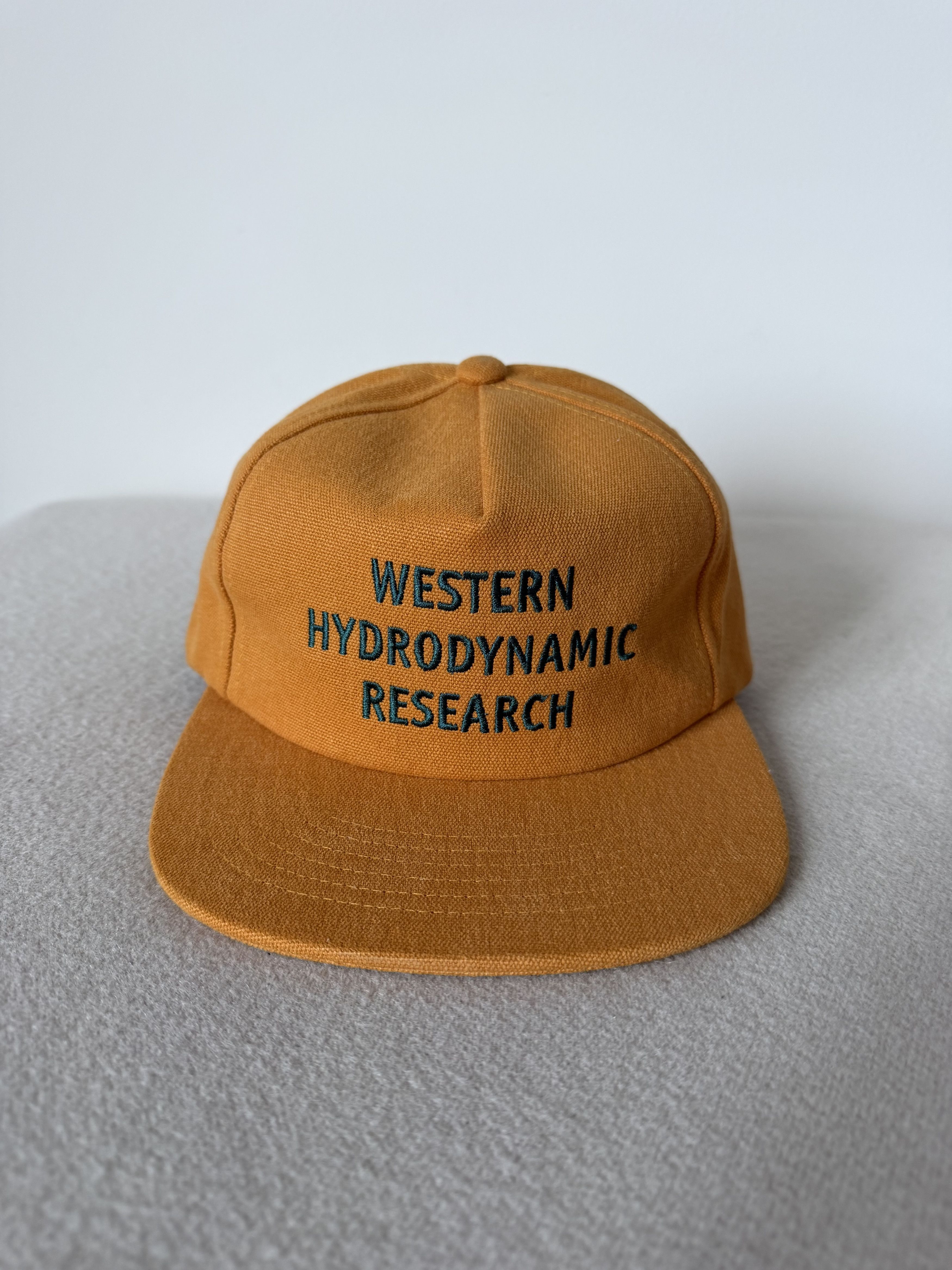 Western Hydrodynamic Research Western Hydrodynamic Research Canvas Promo Hat in Orange Size ONE SIZE - 1 Thumbnail
