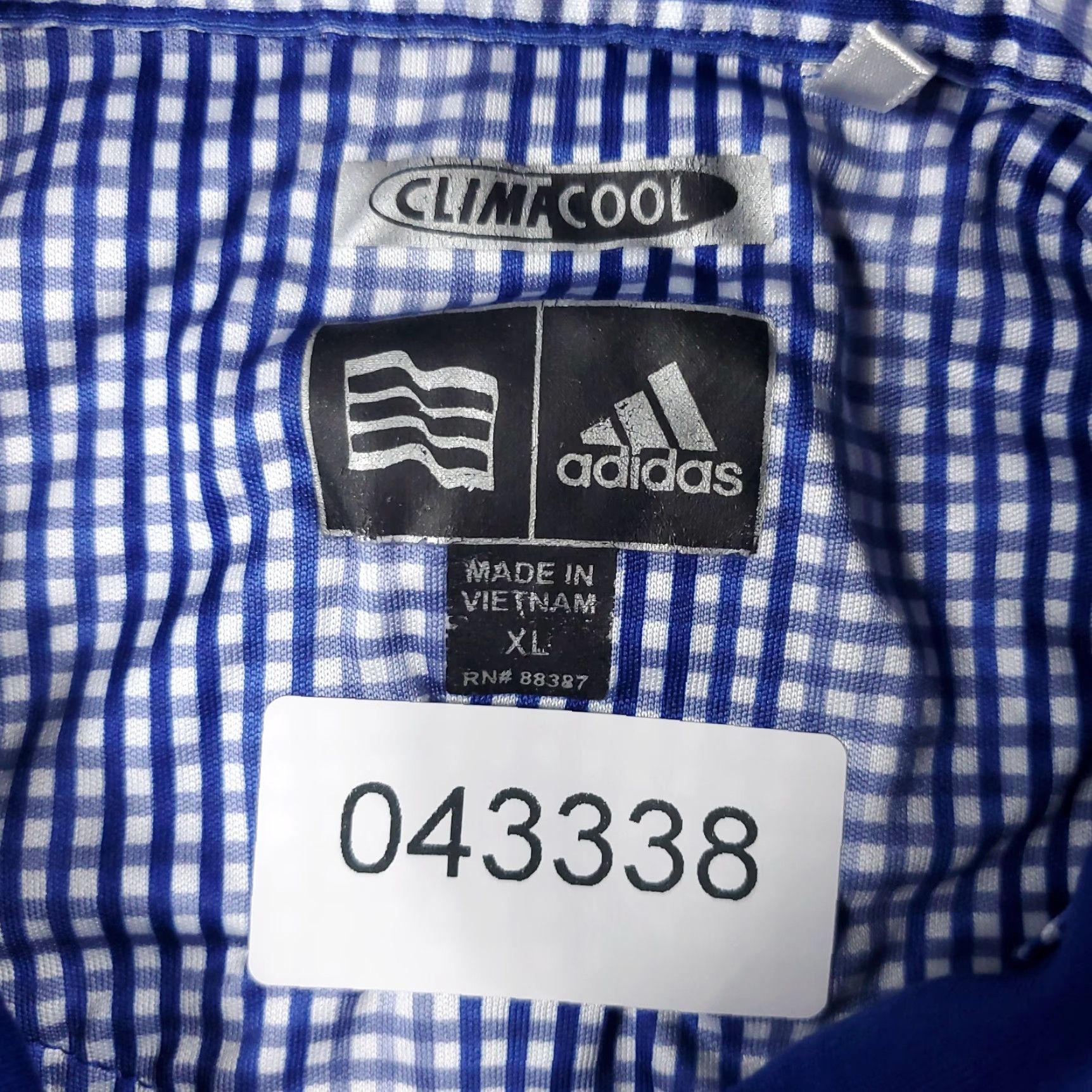 Adidas Adidas Polo Shirt Mens XL Blue Golf Casual Short Sleeve Polo Shirt XL Blue Adidas Logo Striped Casual Sports Mens Size US XL / EU 56 / 4 - 8 Thumbnail