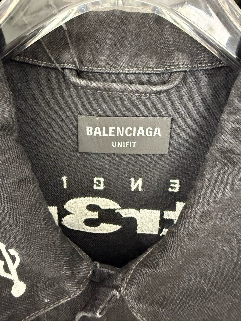 Balenciaga Balenciaga Game badge denim jacket Size US XS / EU 42 / 0 - 3 Thumbnail