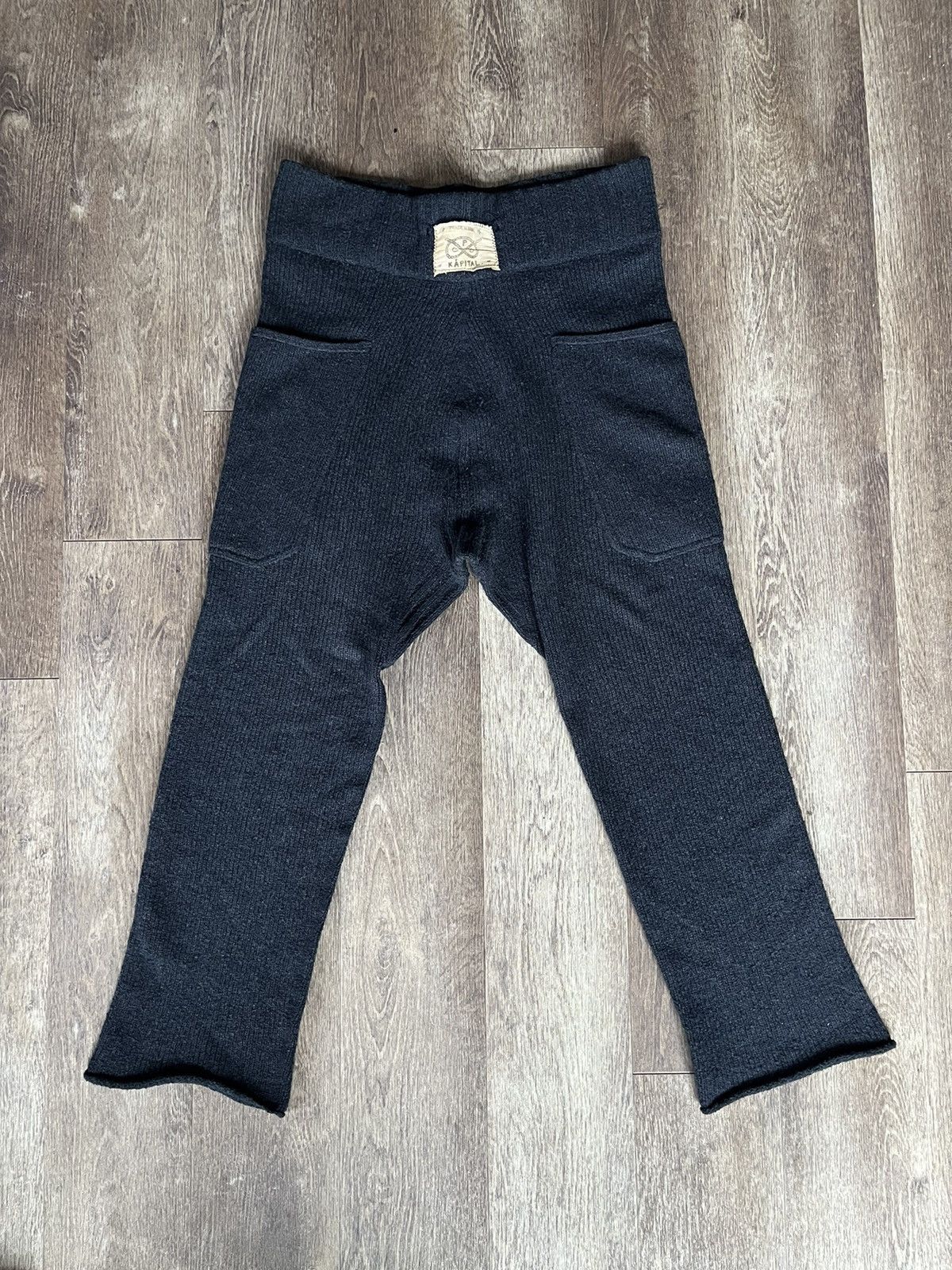 Image of Kapital Cargo Sweatpants in Blue, Men's (Size 30)