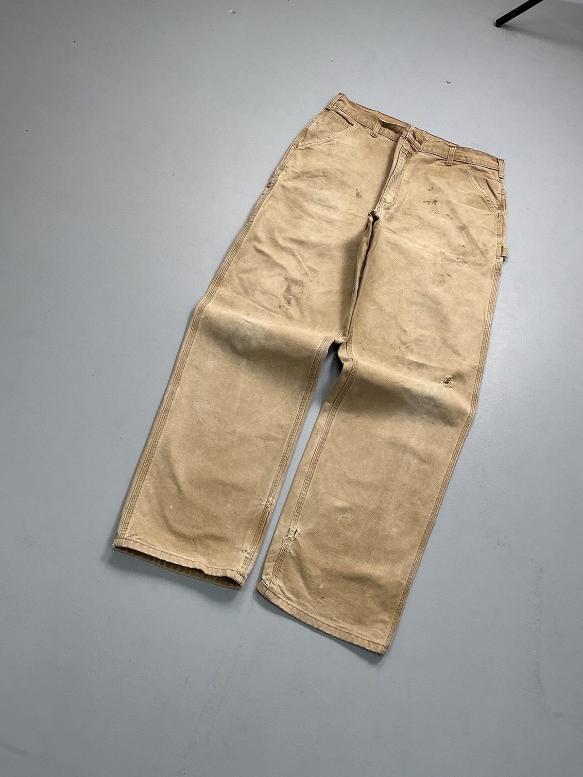 Carhartt Vintage Carhartt B11 BRN carpenter workwear denim Size US 38 / EU 54 - 3 Thumbnail