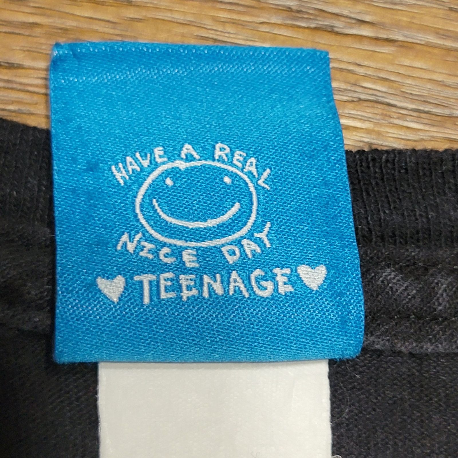 Teenage Teenage Black Unisex Tee "Reality Is Dead" - Size Small Size US S / EU 44-46 / 1 - 6 Thumbnail