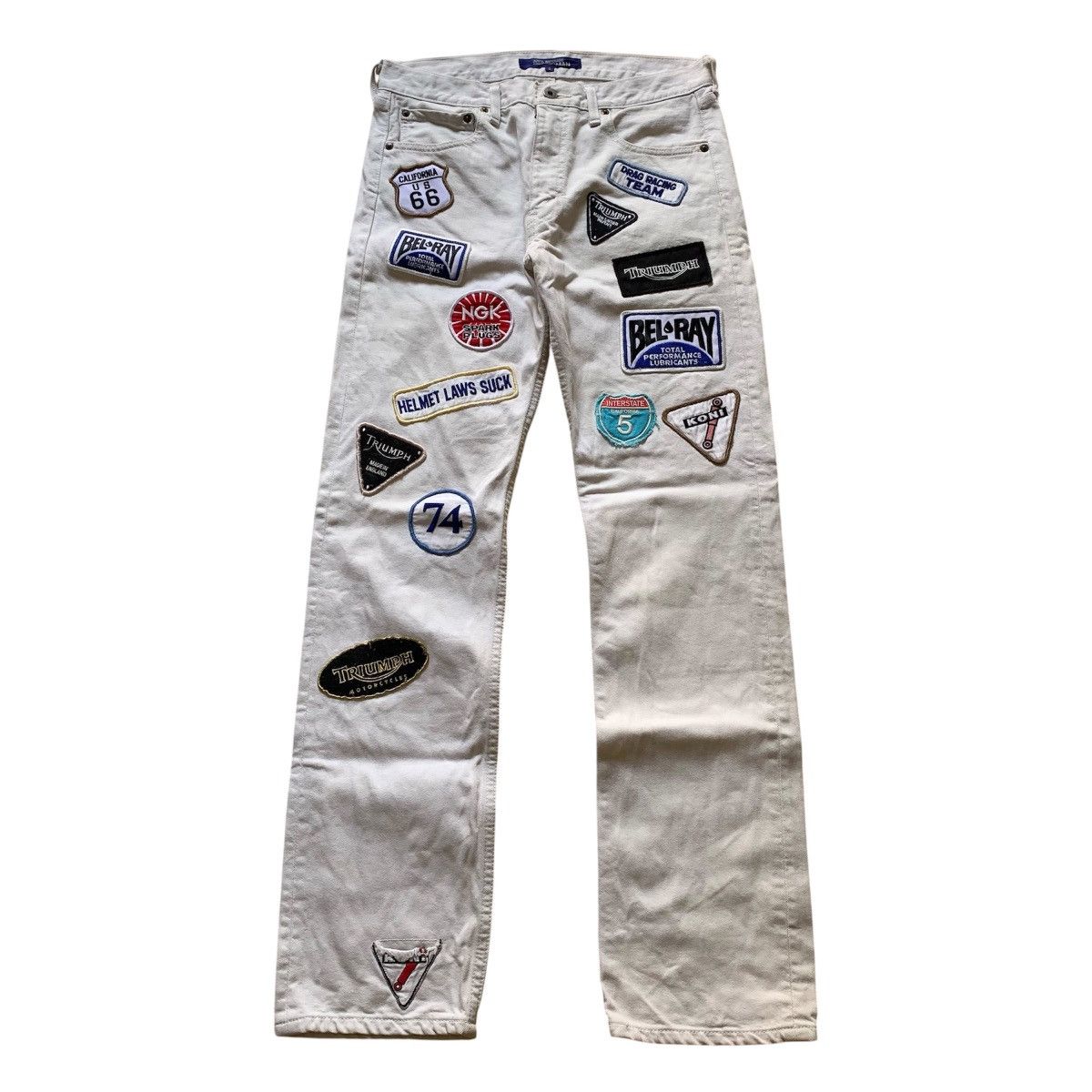Junya Watanabe AD02 Comme Des Garcons Junya Watanabe Patch Pants Size US 31 - 1 Thumbnail