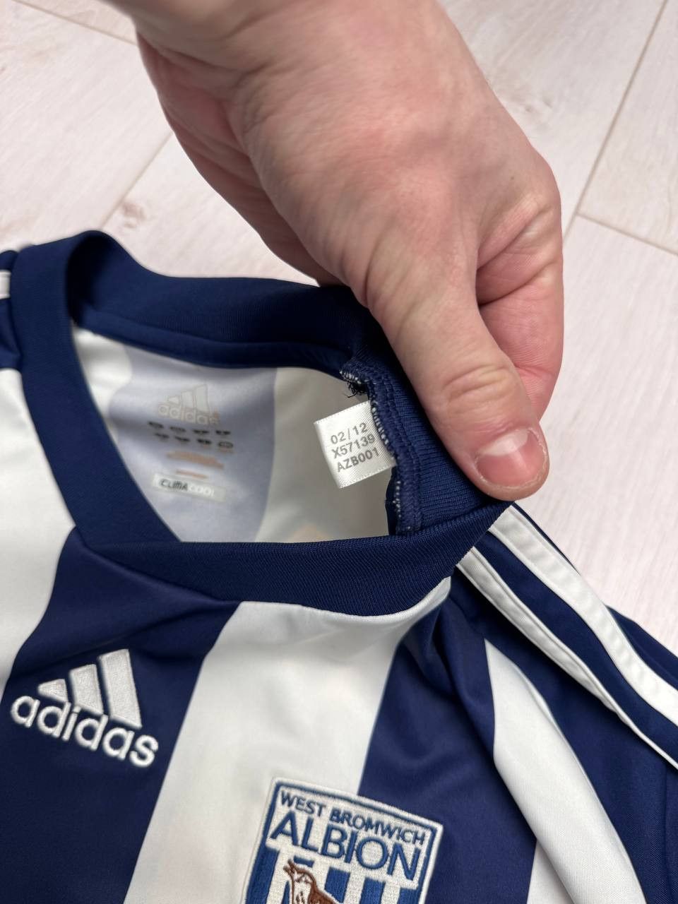 Adidas West Bromwich Albion 2012-13 Football Longsleeve Jersey Size US XL / EU 56 / 4 - 9 Thumbnail