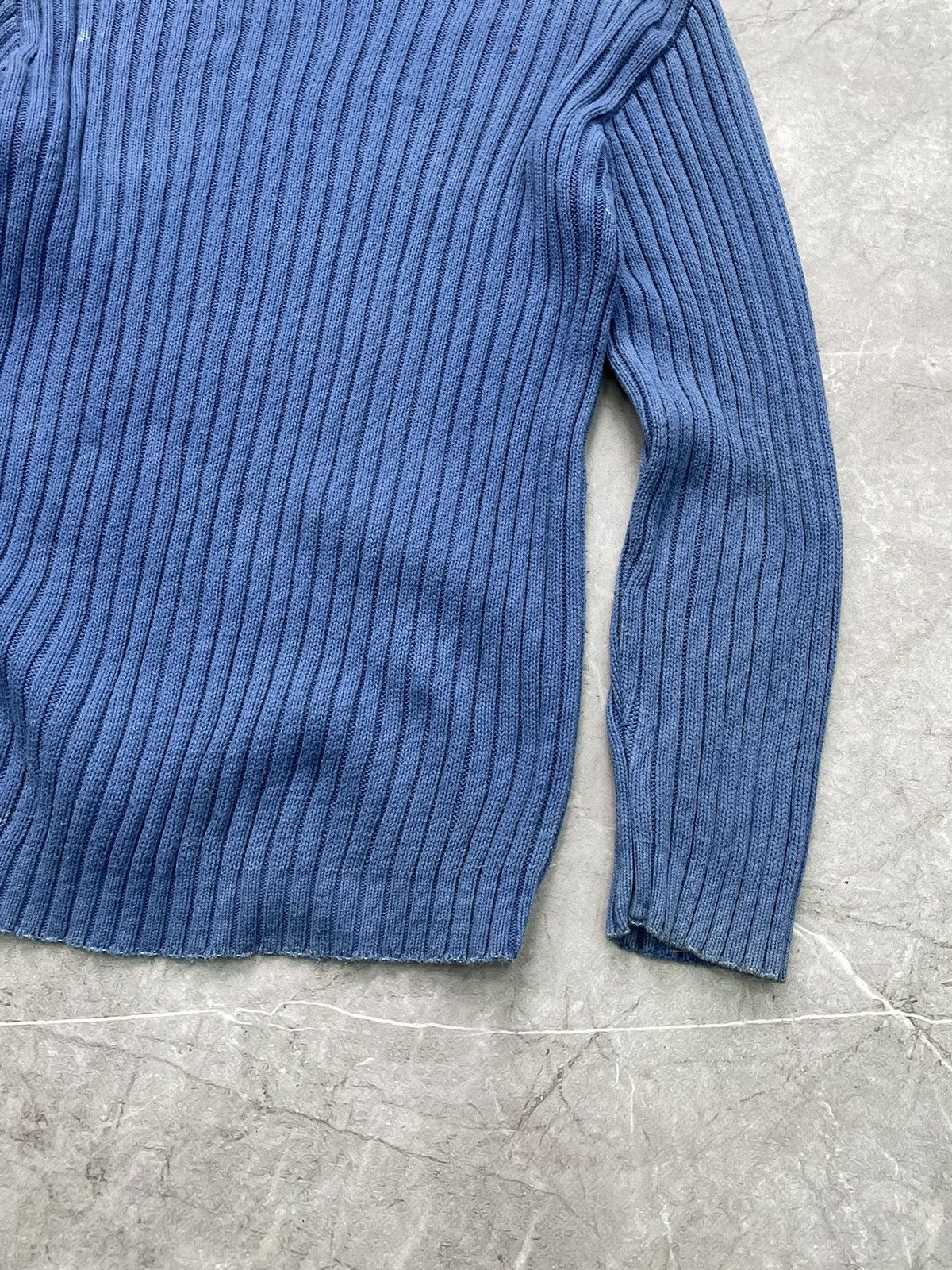 Hysteric Glamour × If Six Was Nine × Moschino Vintage Avant Garde Sweater zip striped ribbed Japanese y2k Size US L / EU 52-54 / 3 - 10 Thumbnail
