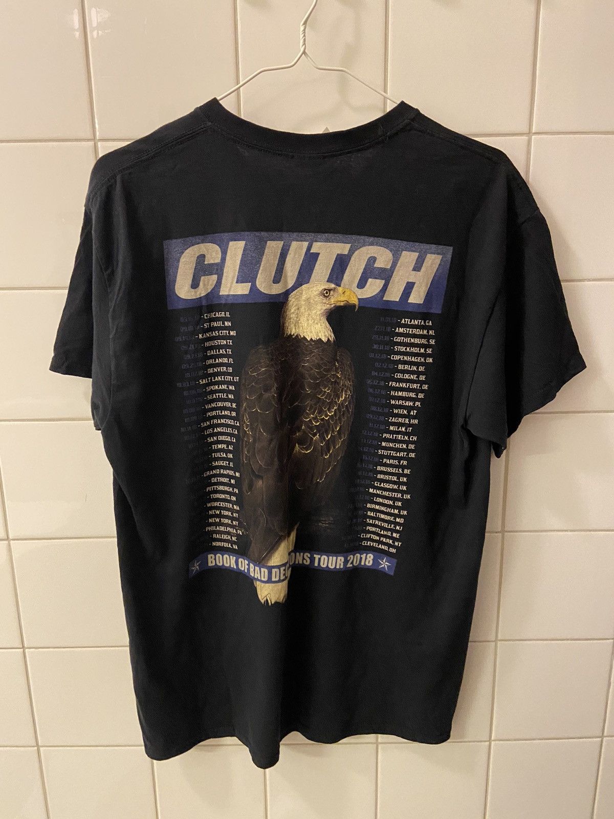 Band Tees × Gildan × Vintage Clutch band tee tour 2018 Size US L / EU 52-54 / 3 - 2 Thumbnail