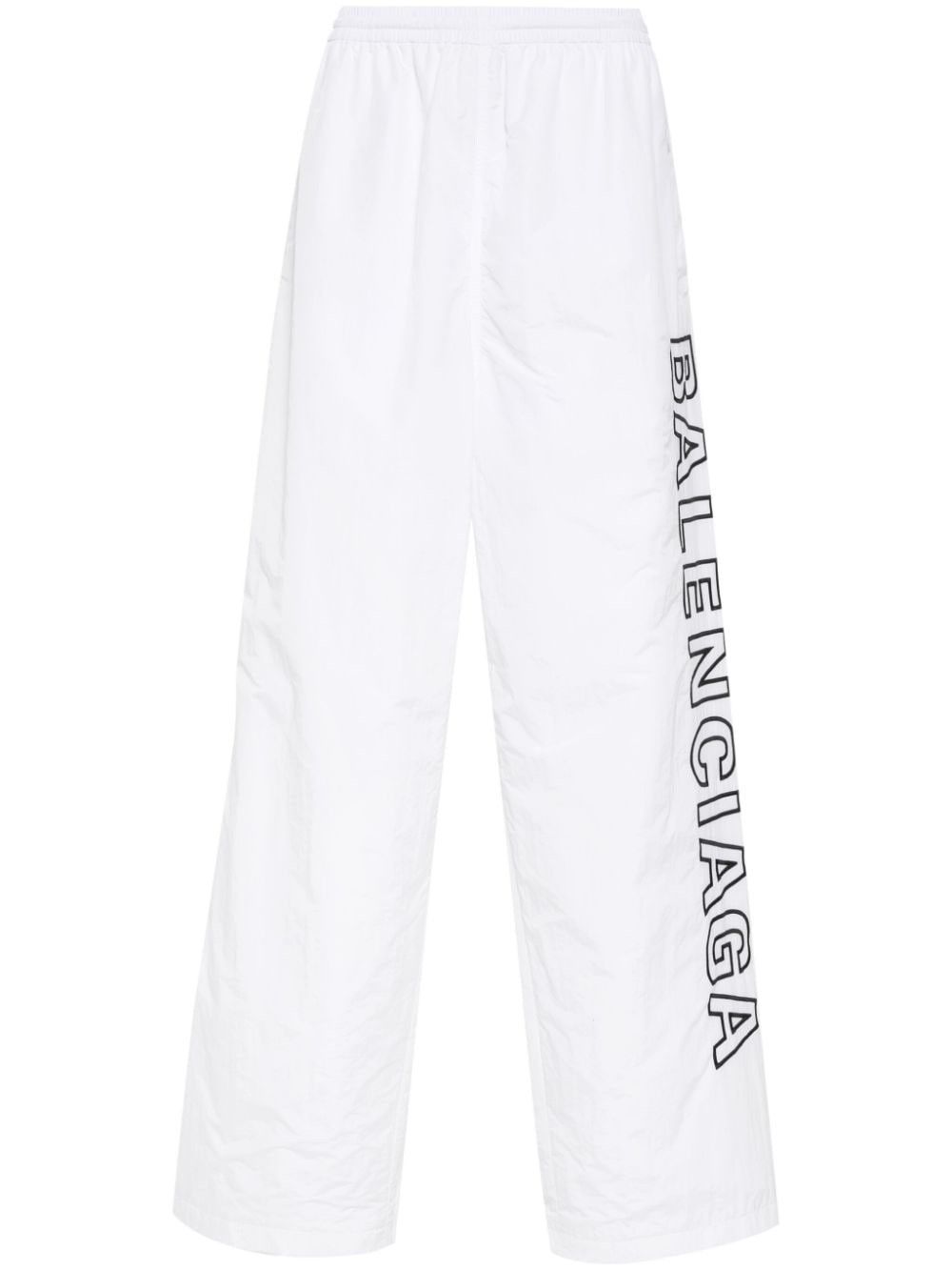 Balenciaga o1la1rc1a0425 Tracksuit Pant Track Nylon in White/Black Size US 30 / EU 46 - 1 Thumbnail