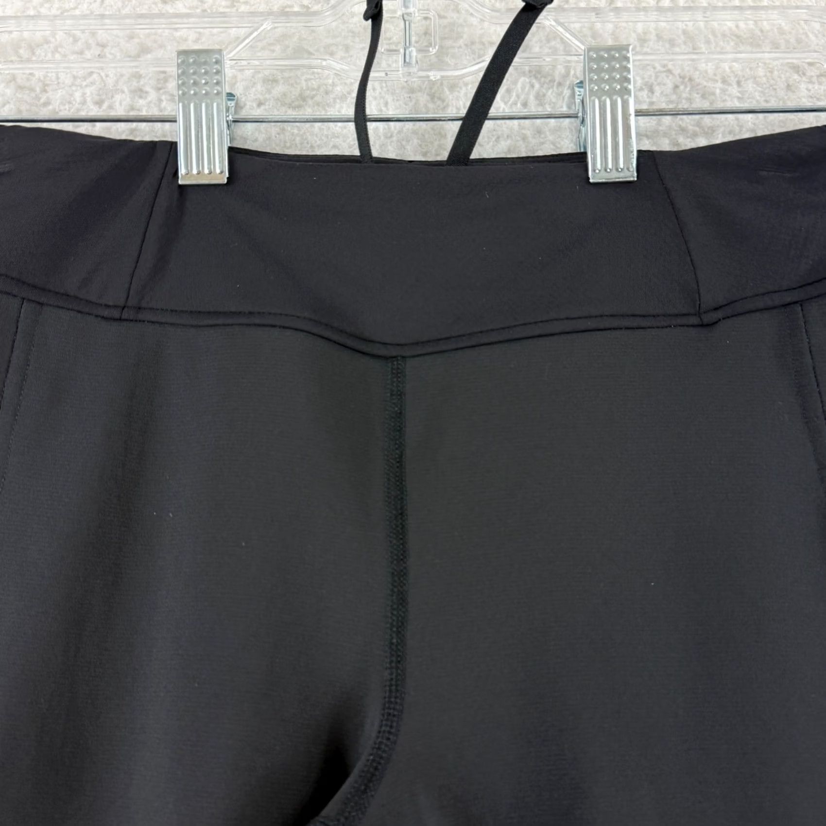 Patagonia Patagonia Womens Fina Crop Leggings Black M Yoga Gym Work Out Pull On Cropped Athletic Skinny Inseam 16" Legging Size 29" - 3 Thumbnail